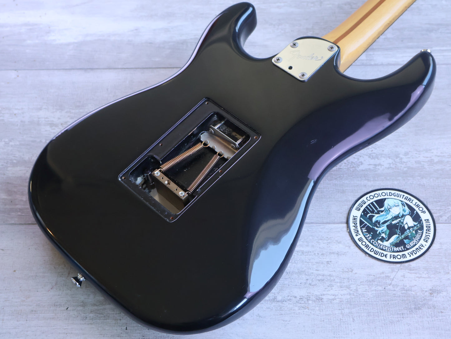 1987 Fender Japan STM-65R Series "Medium Scale" HSH Stratocaster (Black)