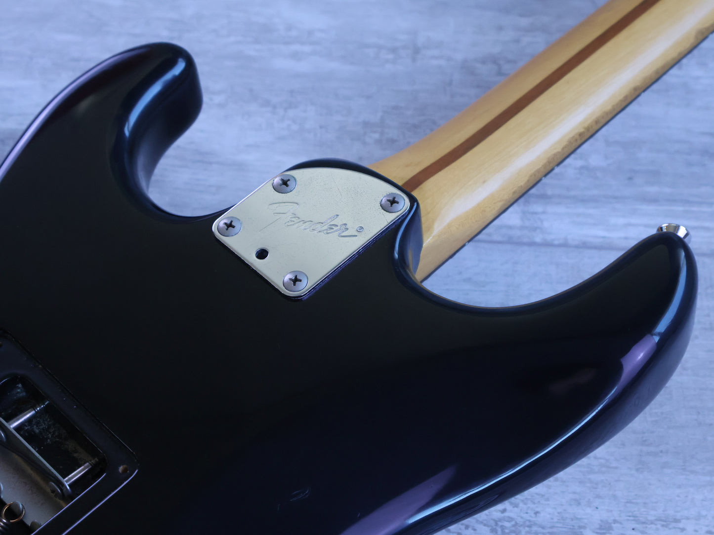 1987 Fender Japan STM-65R Series "Medium Scale" HSH Stratocaster (Black)