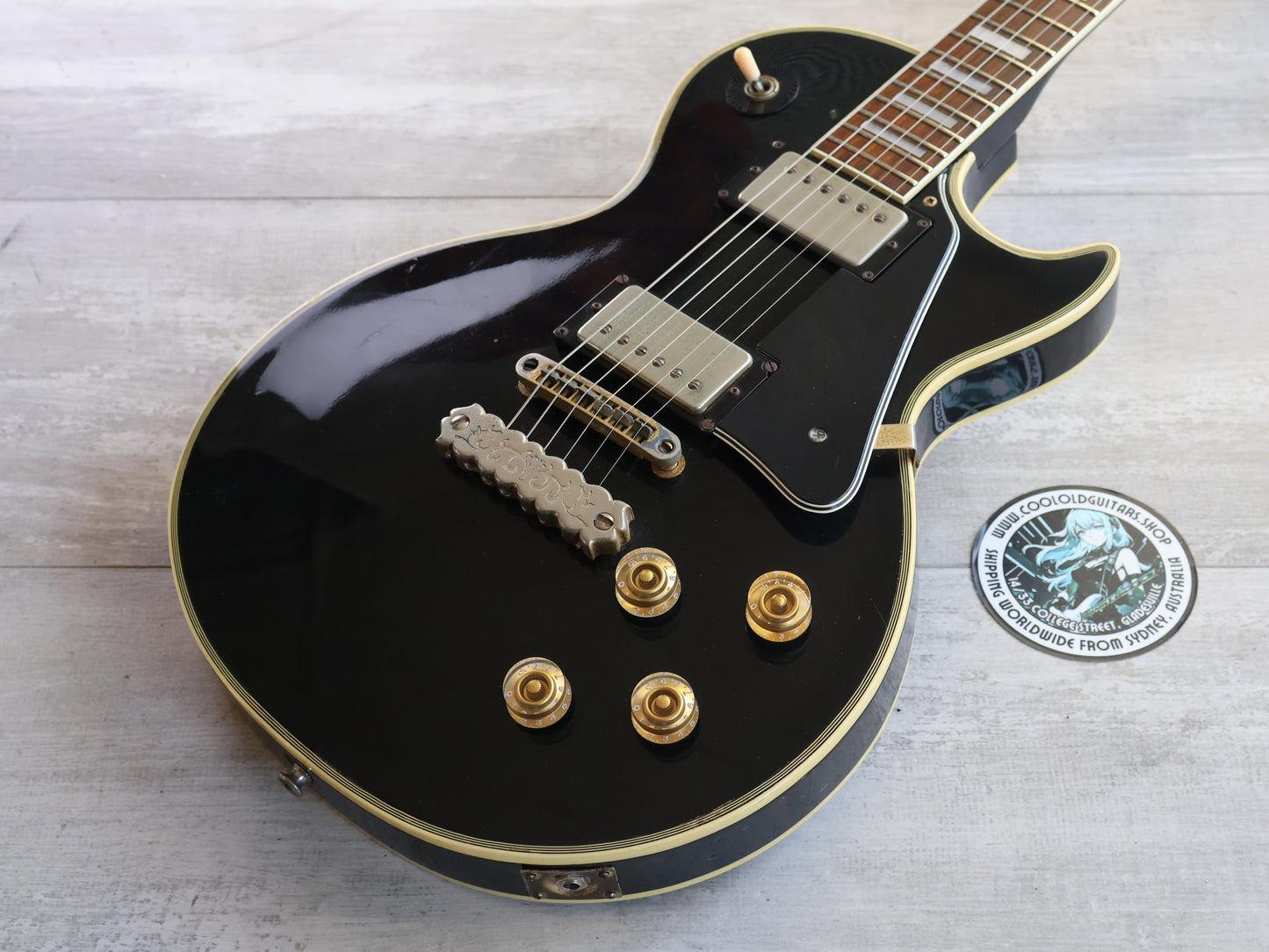1977 Ibanez Japan 2350 Les Paul Custom (Black)