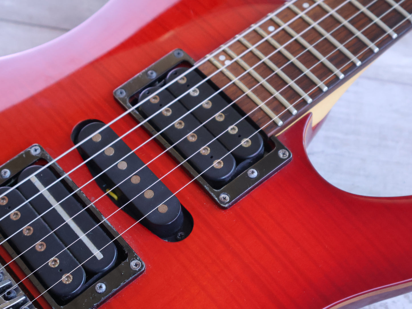 2011 Ibanez Japan S5470F Prestige S Series HSH Superstrat (Red Viking)