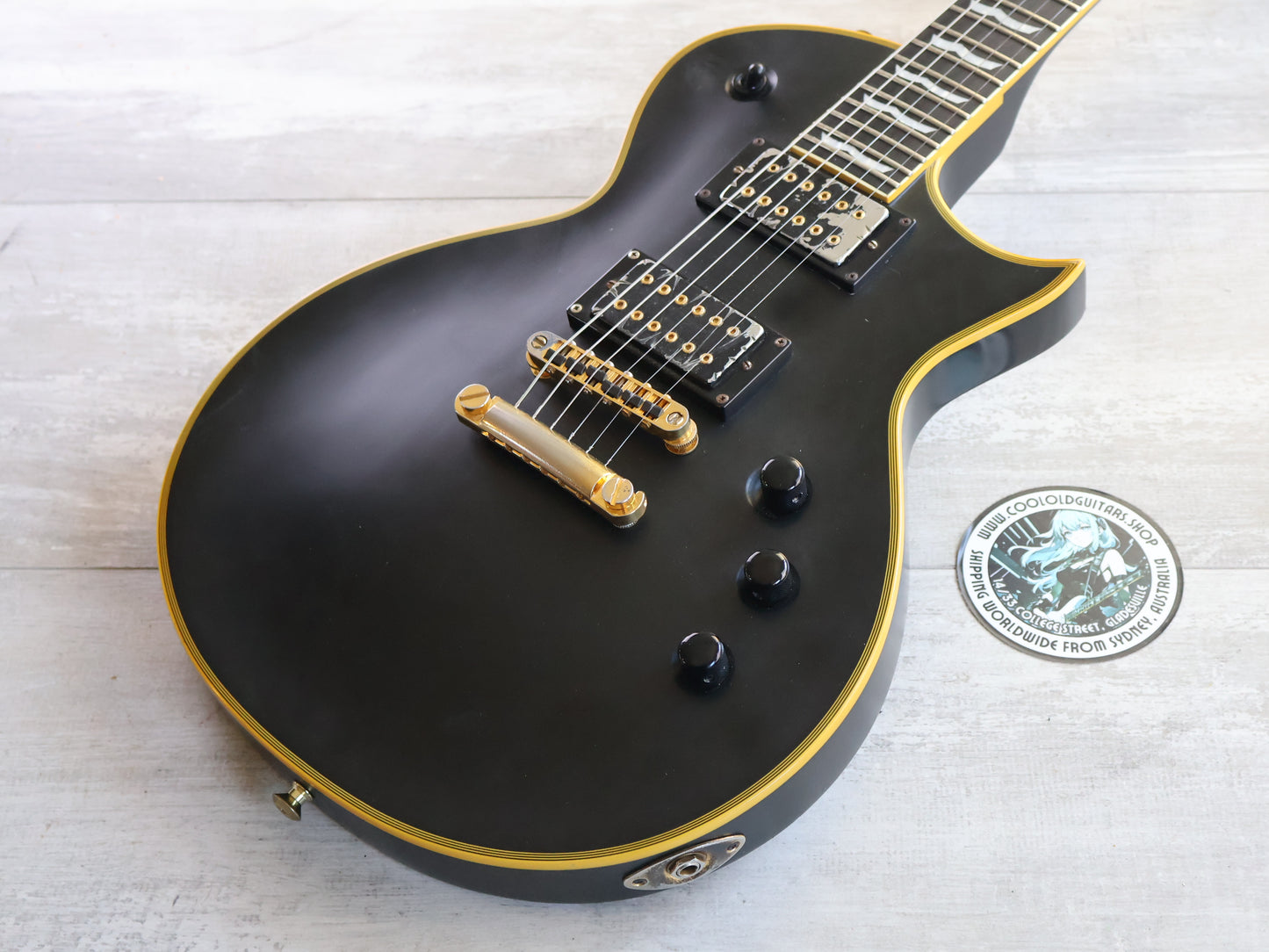 2009 LTD Korea (by ESP) EC-1000 Deluxe Eclipse w/Bareknuckles (Vintage Black)