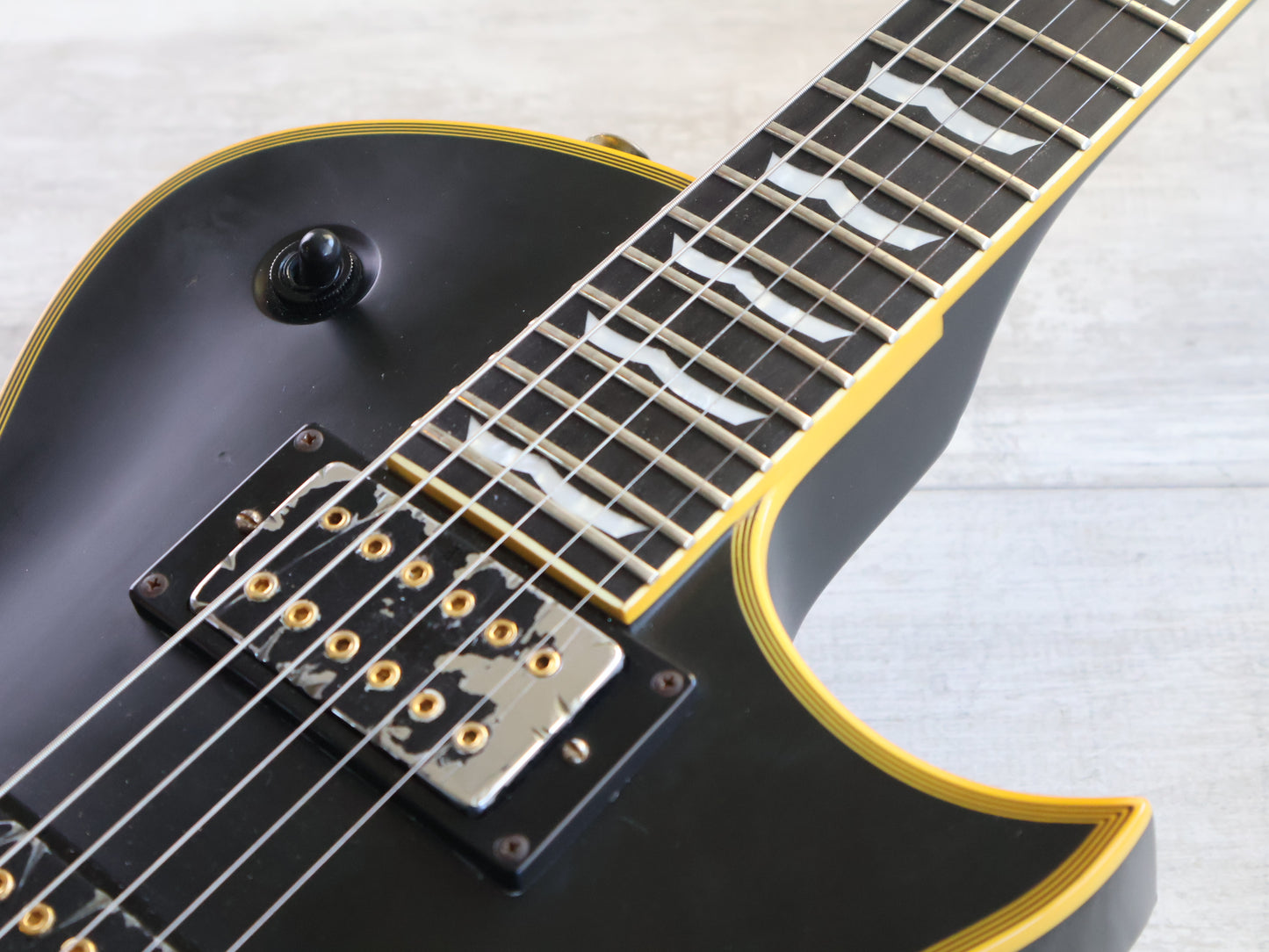 2009 LTD Korea (by ESP) EC-1000 Deluxe Eclipse w/Bareknuckles (Vintage Black)