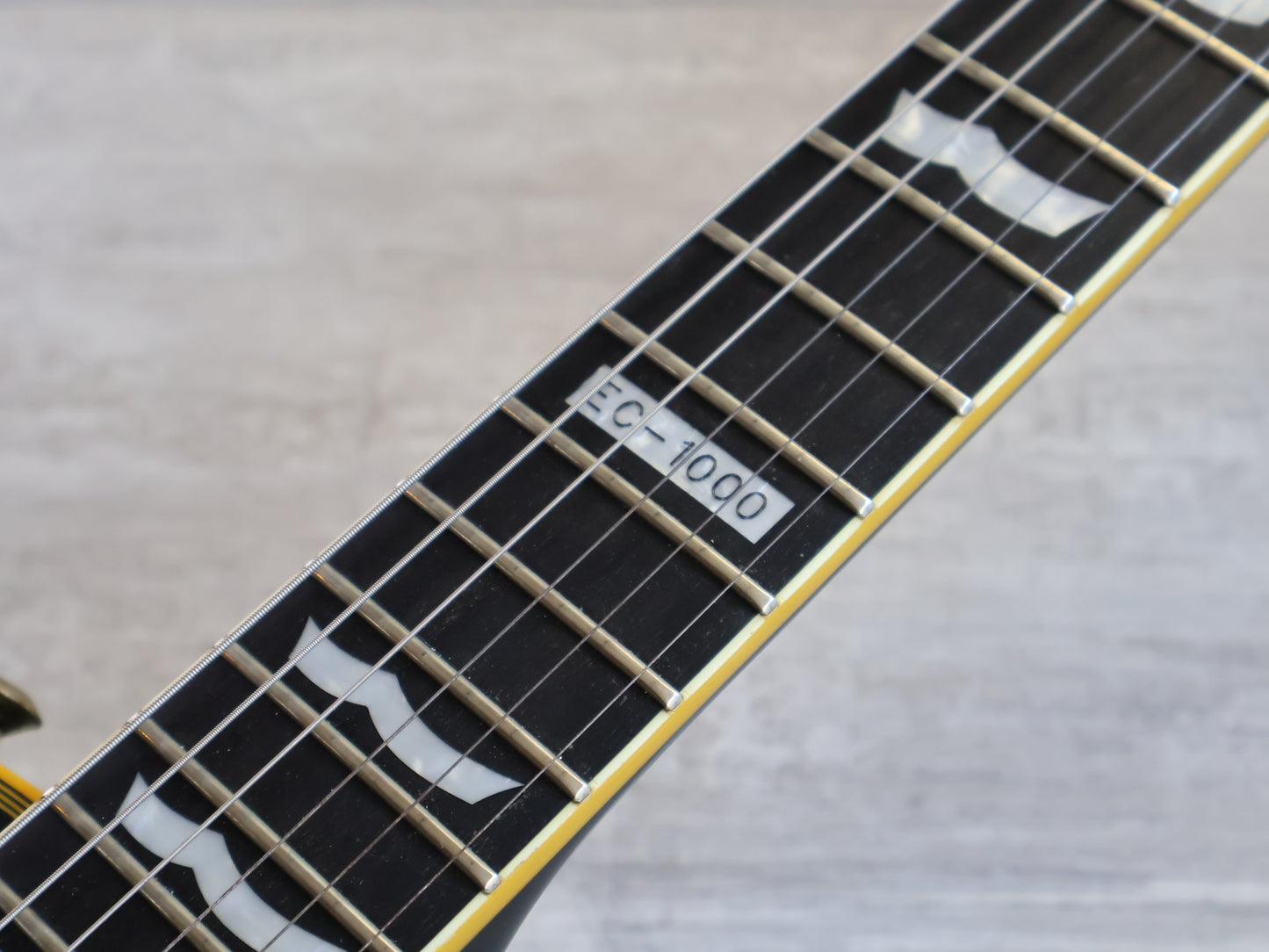 2009 LTD Korea (by ESP) EC-1000 Deluxe Eclipse w/Bareknuckles (Vintage Black)