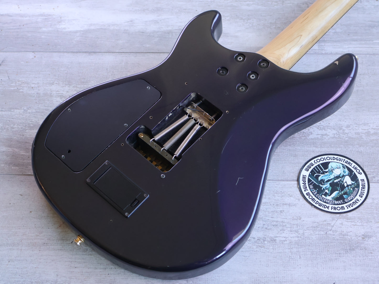 1995 Fernandes APG-85S Dragonfly w/Sustainer (Purple)