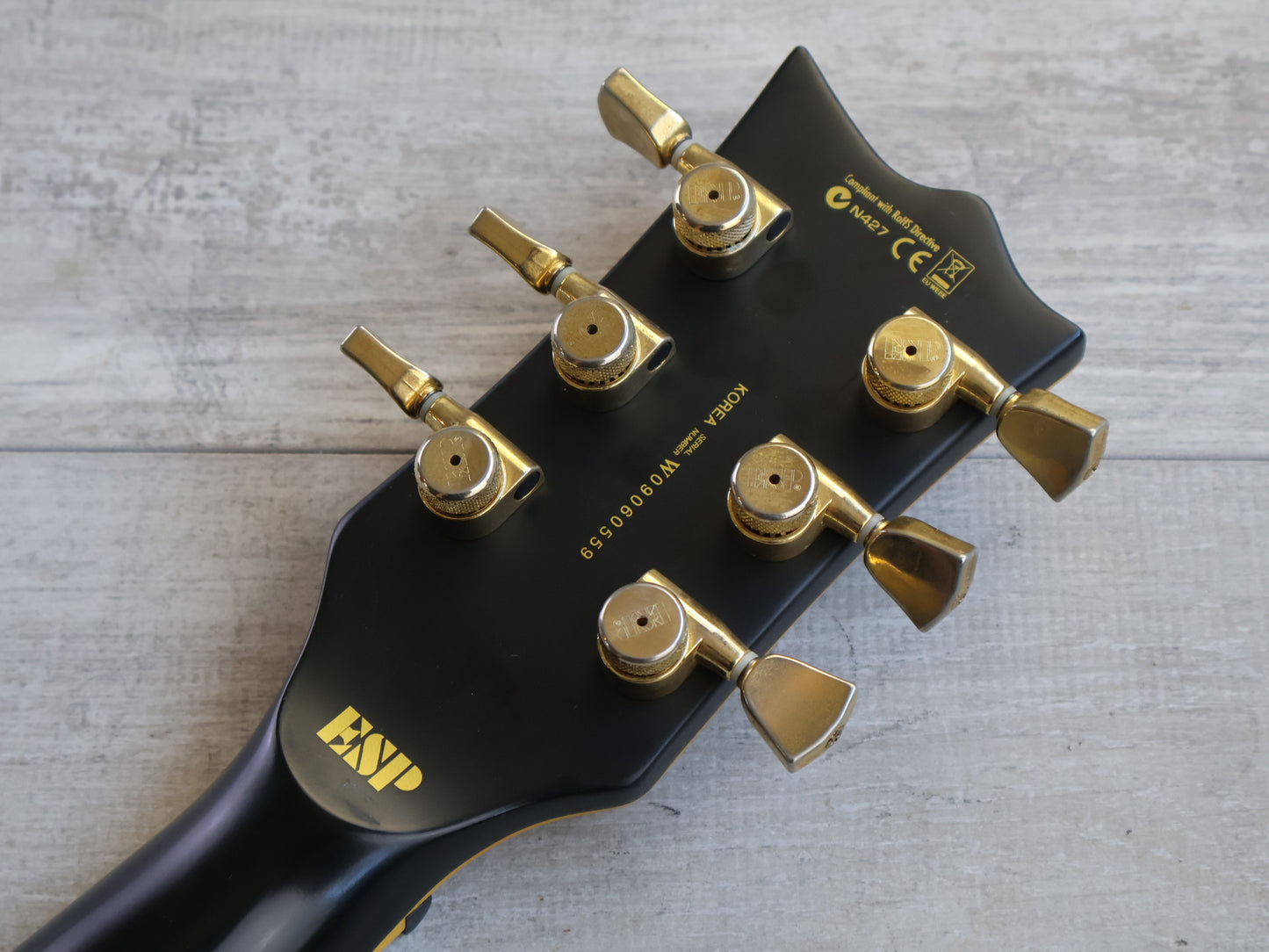 2009 LTD Korea (by ESP) EC-1000 Deluxe Eclipse w/Bareknuckles (Vintage Black)