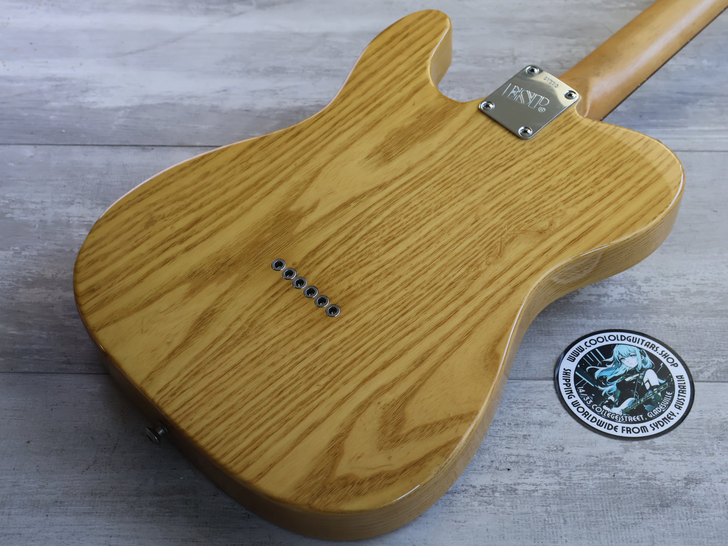 1990's ESP Japan TEV-53 Custom Order Telecaster (Natural)