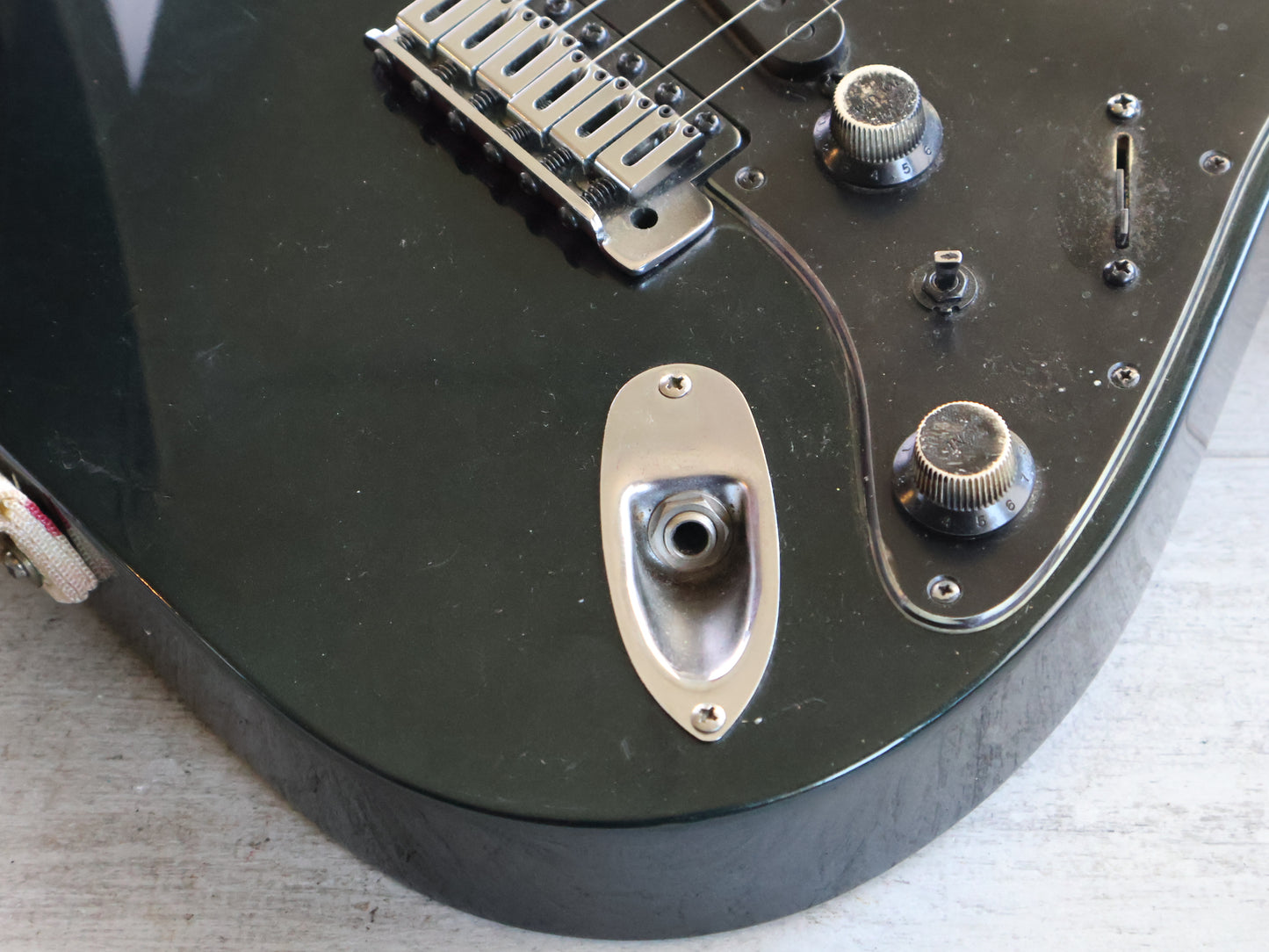 1990's ESP Mirage Custom Order Scalloped Superstrat (Black)