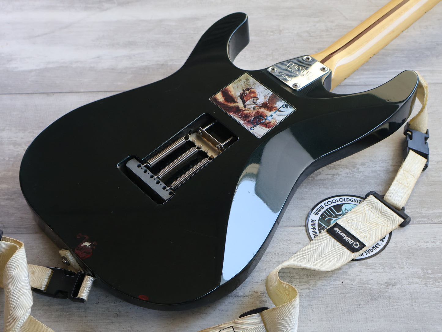 1990's ESP Mirage Custom Order Scalloped Superstrat (Black)