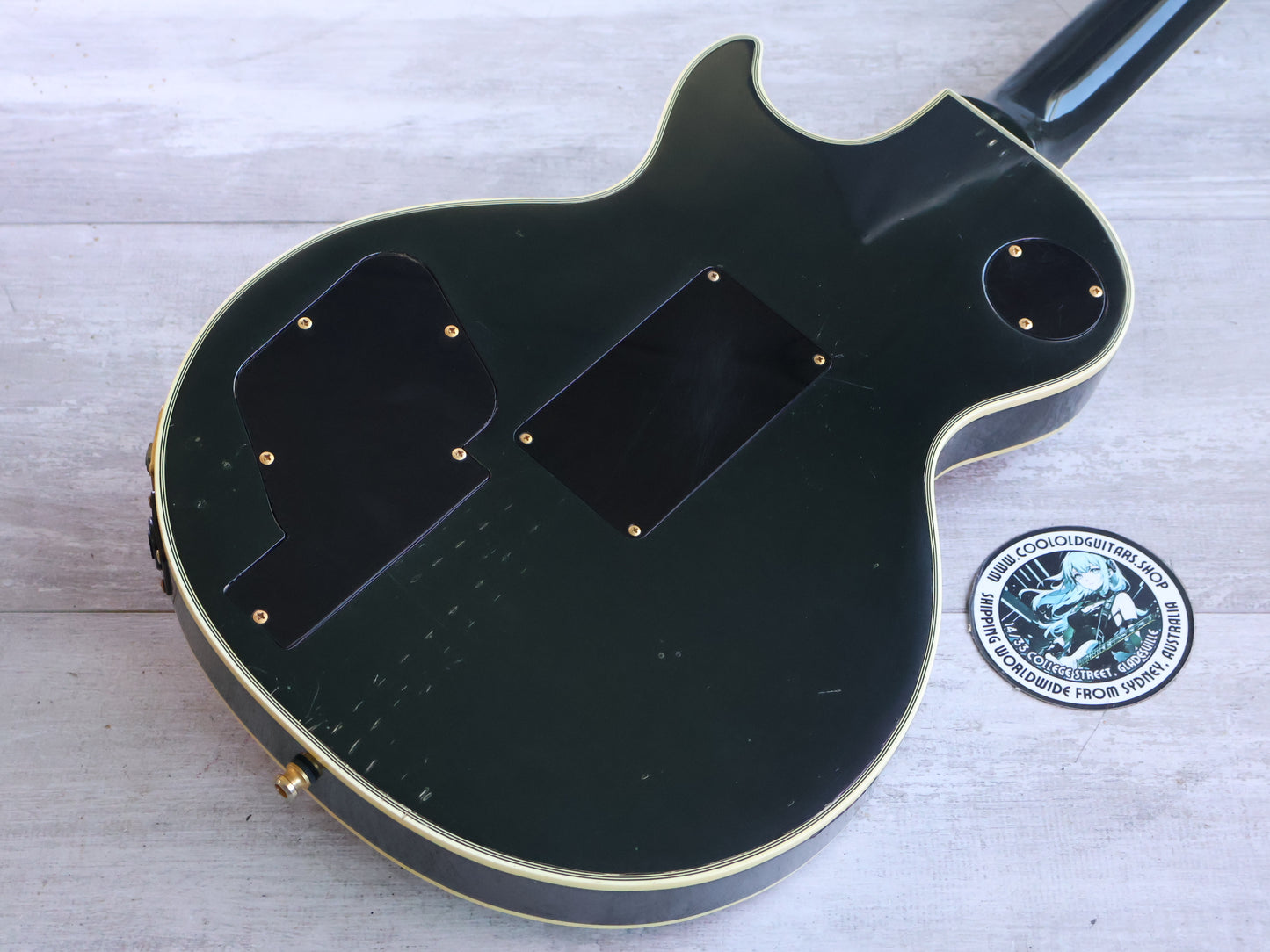 1978 Greco Japan EG-800PB Les Paul Custom w/Floyd Rose & MIDI (Ebony)