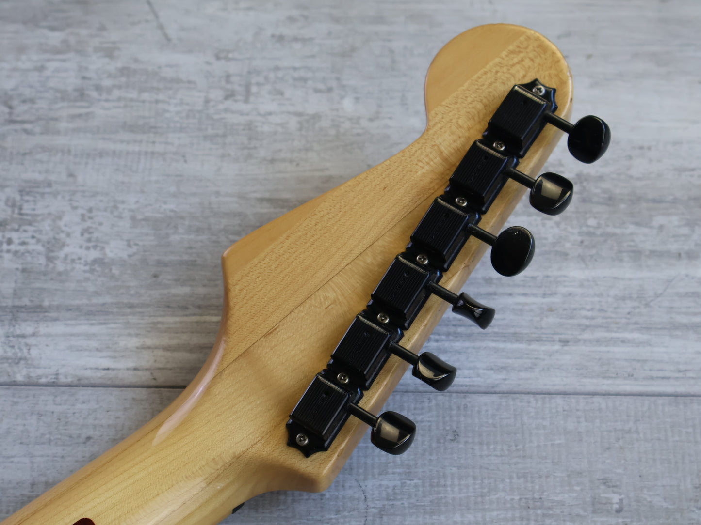 1990's ESP Mirage Custom Order Scalloped Superstrat (Black)