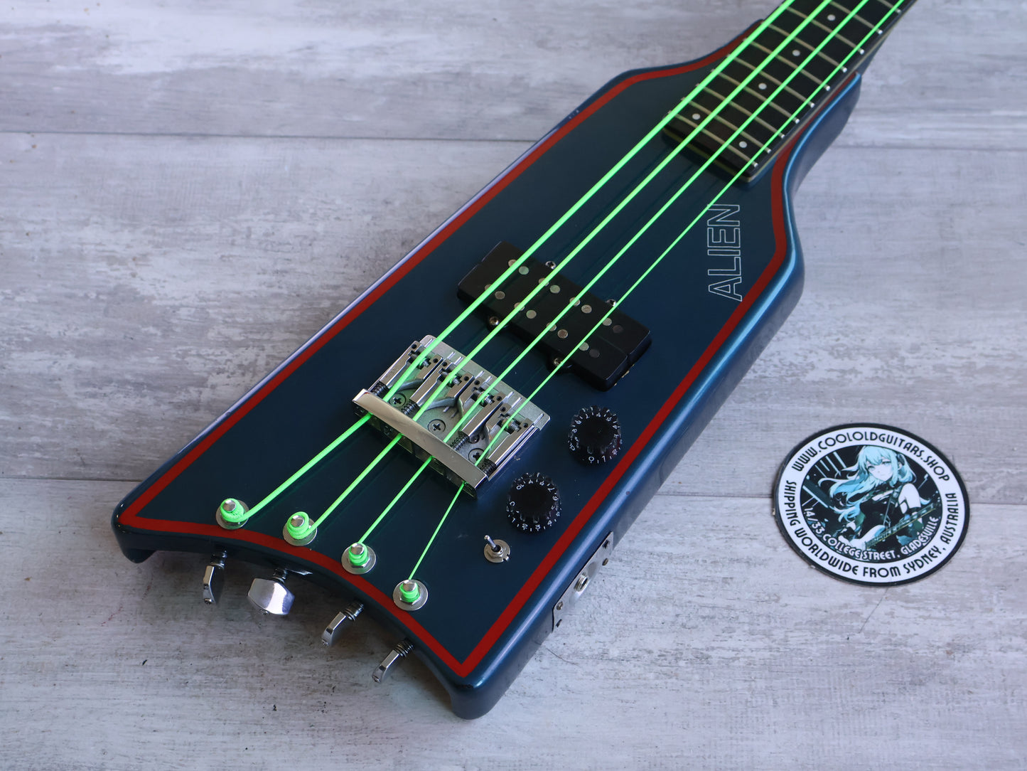 1980's Hondo Alien Headless Bass