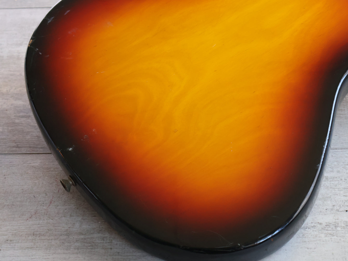 1960's Guyatone Japan LG-127T Offset Electric Guitar (Sunburst)
