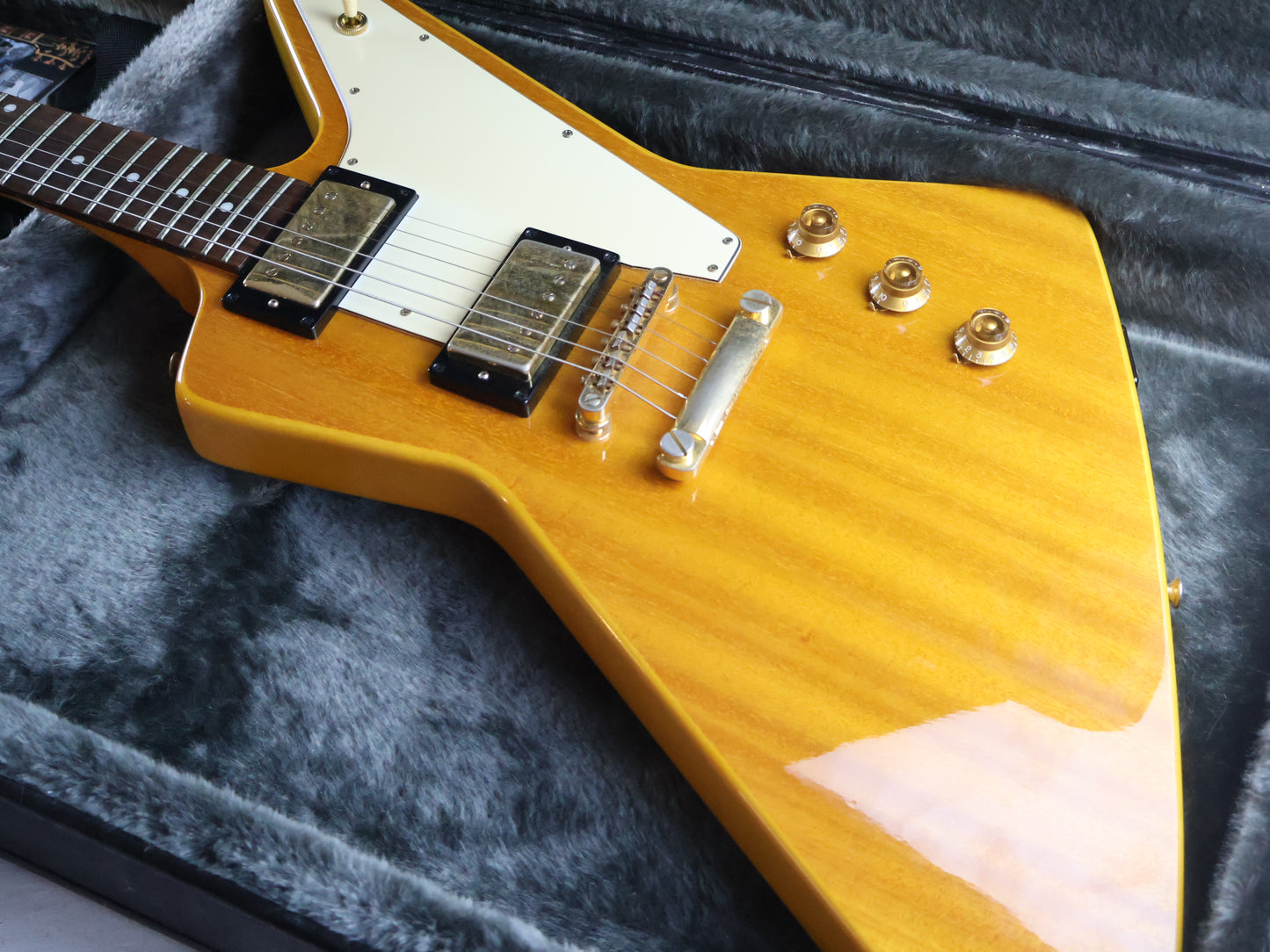 2009 Epiphone '58 1958 Reissue Korina Explorer (Aged Natural)