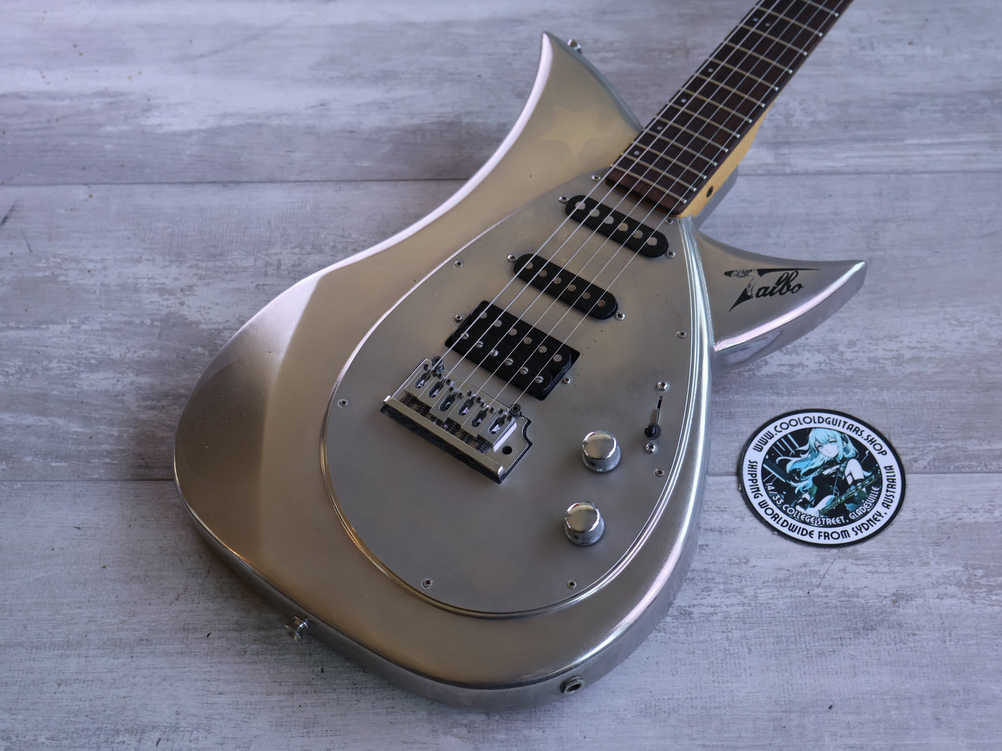 2000’s Tokai Japan Talbo Blazing Fire Cast Aluminium Electric Guitar (Chrome)