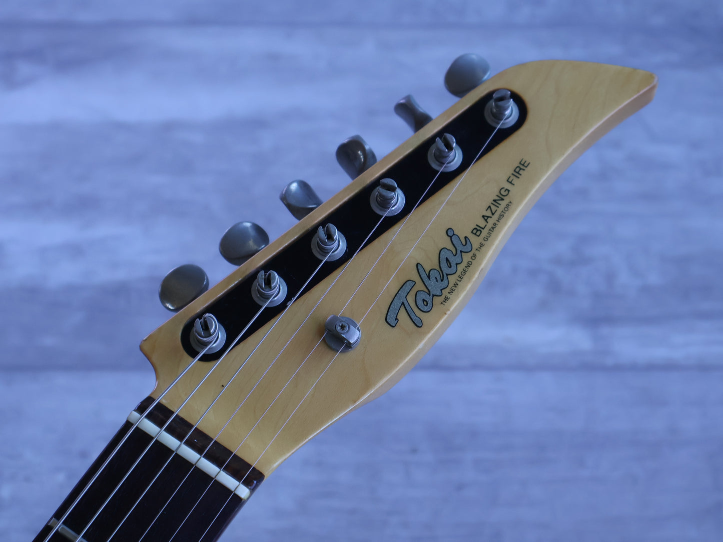 2000’s Tokai Japan Talbo Blazing Fire Cast Aluminium Electric Guitar (Chrome)