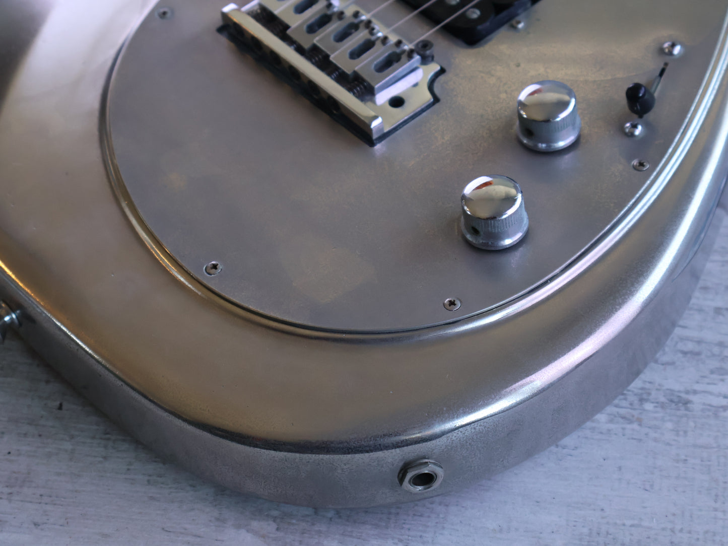 2000’s Tokai Japan Talbo Blazing Fire Cast Aluminium Electric Guitar (Chrome)