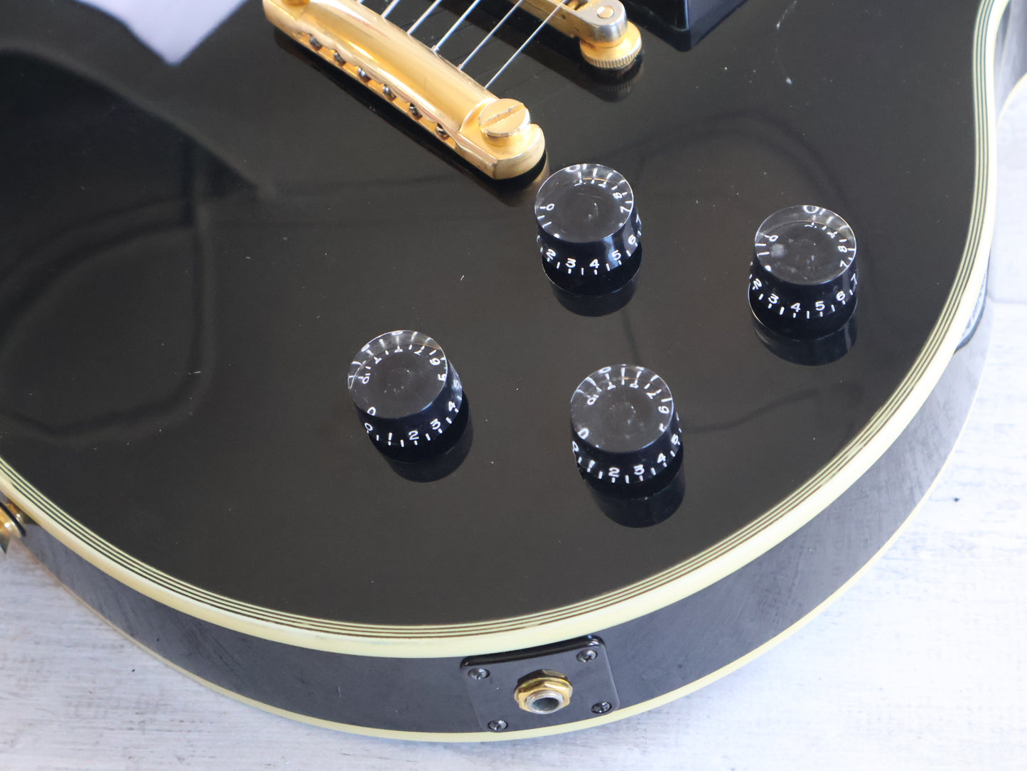 2003 Burny (Fernandes) RLC-55 Les Paul Custom (Black)