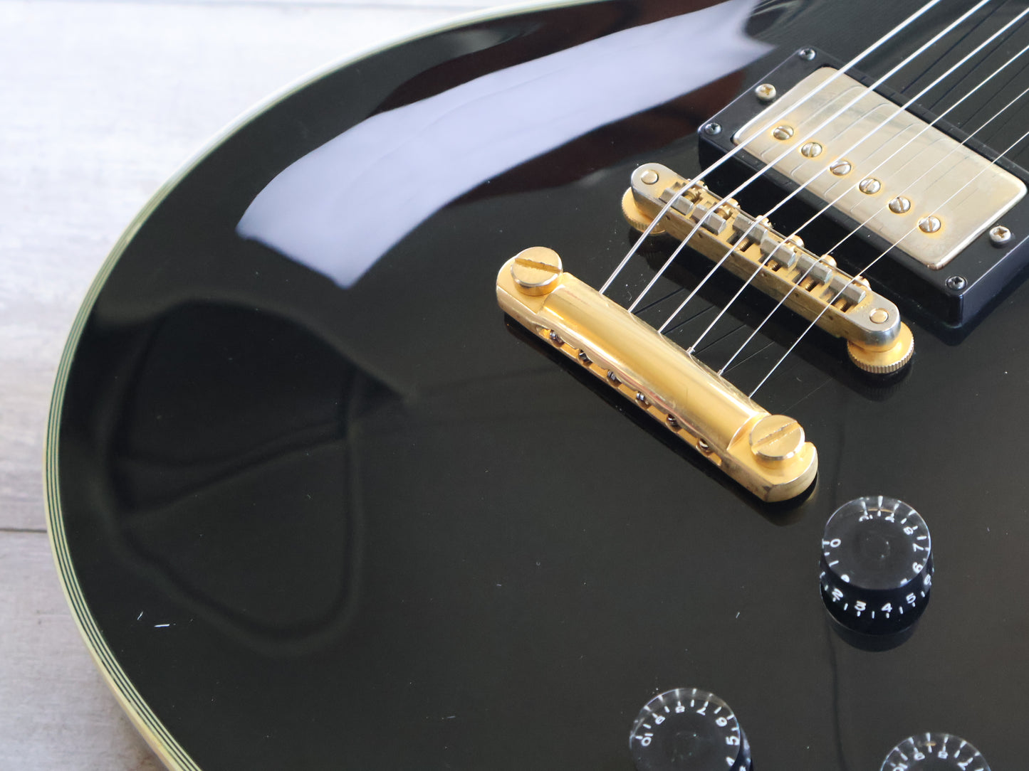 2003 Burny (Fernandes) RLC-55 Les Paul Custom (Black)