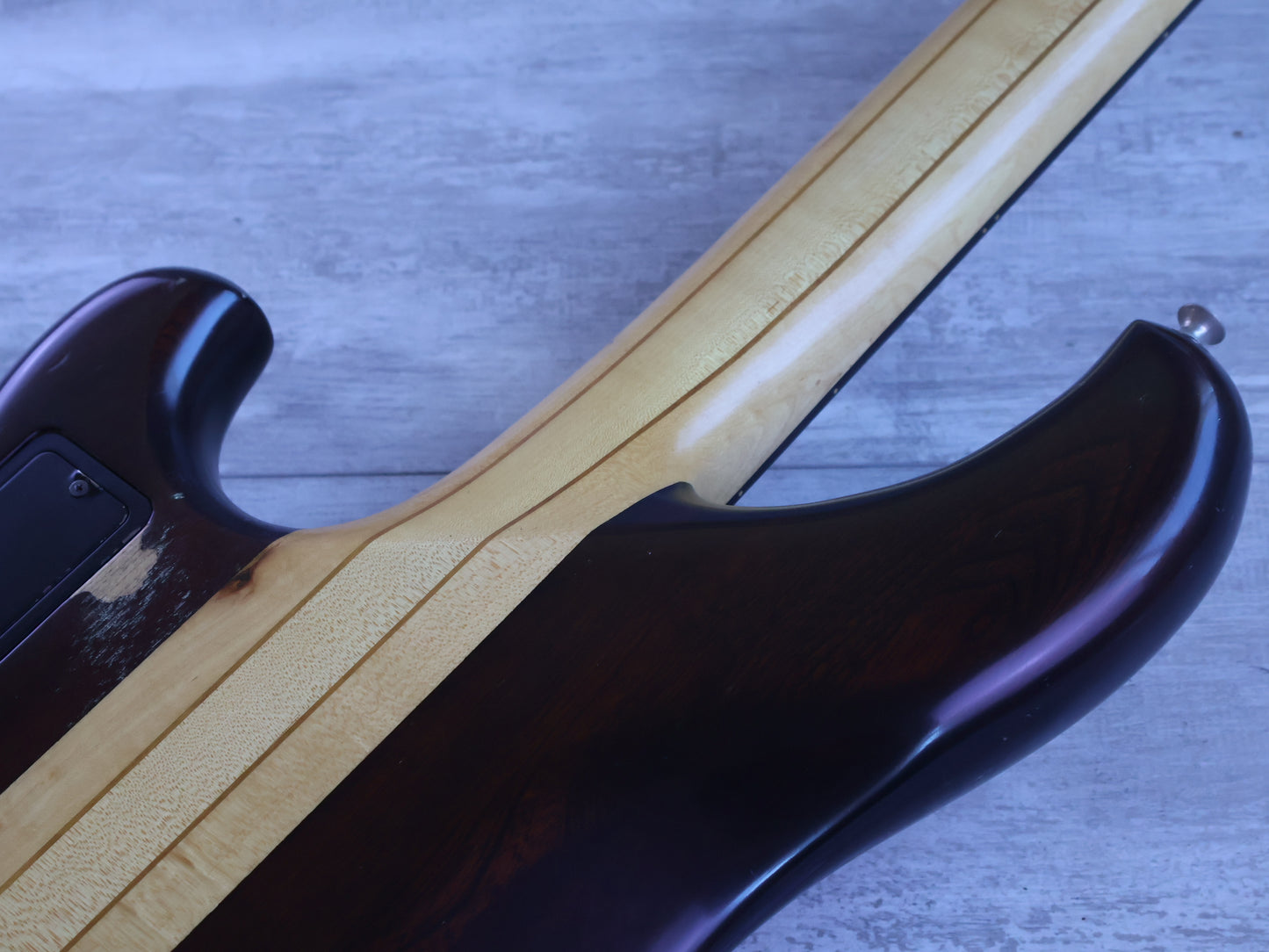 1980 Ibanez Japan MC940 Musician Series Neckthrough Fretless Bass (Dark Stain)