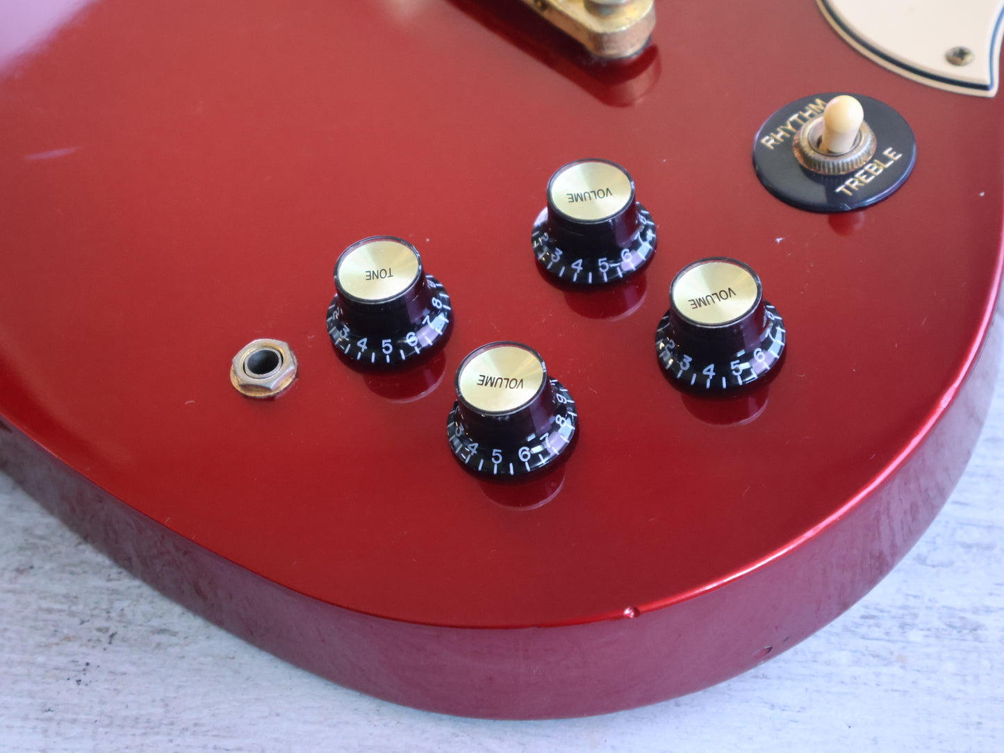 2006 Epiphone Limited Edition Custom Shop G-400 Custom Three-Pickup SG (Metallic Red)