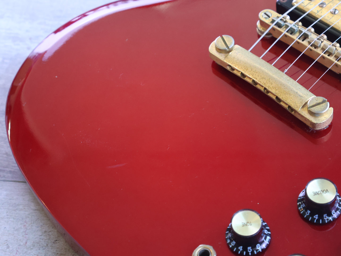 2006 Epiphone Limited Edition Custom Shop G-400 Custom Three-Pickup SG (Metallic Red)