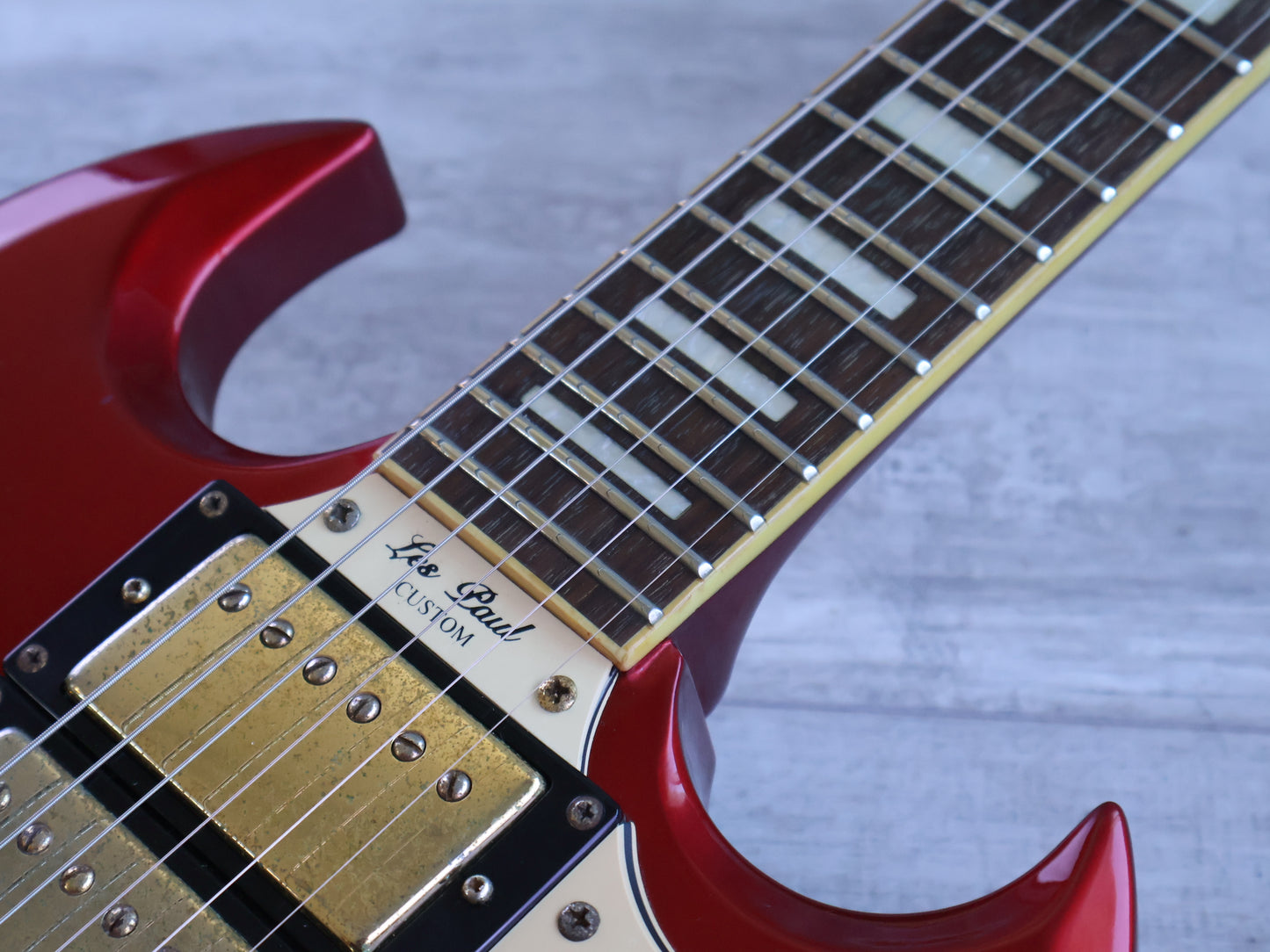 2006 Epiphone Limited Edition Custom Shop G-400 Custom Three-Pickup SG (Metallic Red)