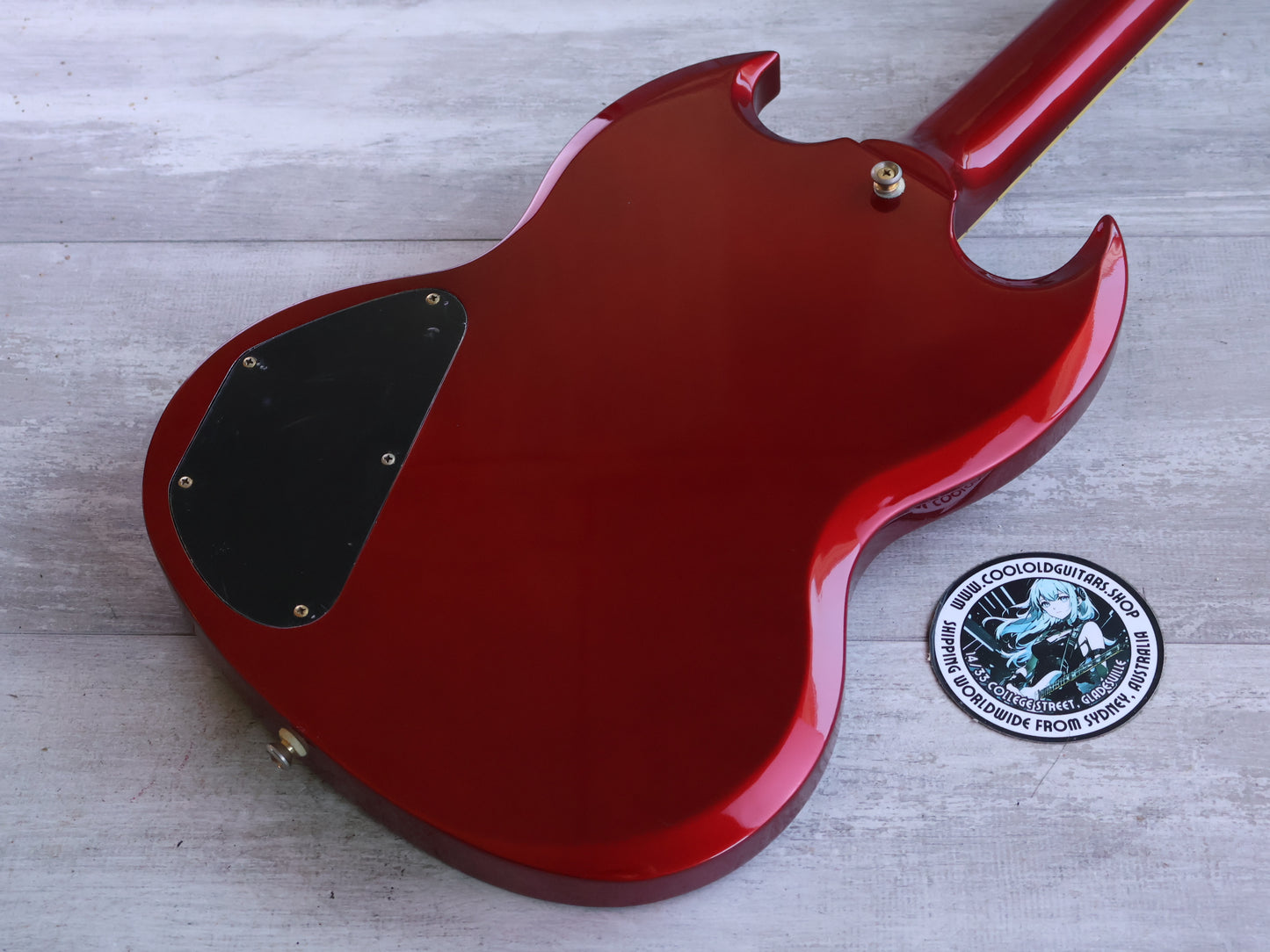 2006 Epiphone Limited Edition Custom Shop G-400 Custom Three-Pickup SG (Metallic Red)