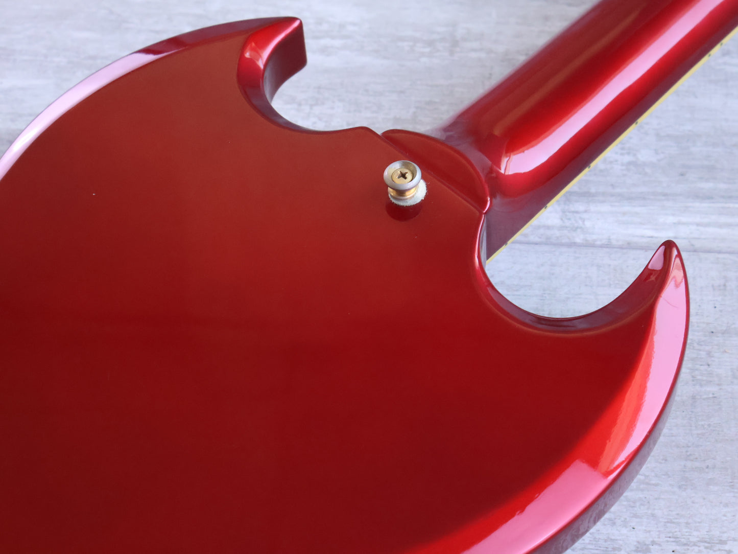 2006 Epiphone Limited Edition Custom Shop G-400 Custom Three-Pickup SG (Metallic Red)