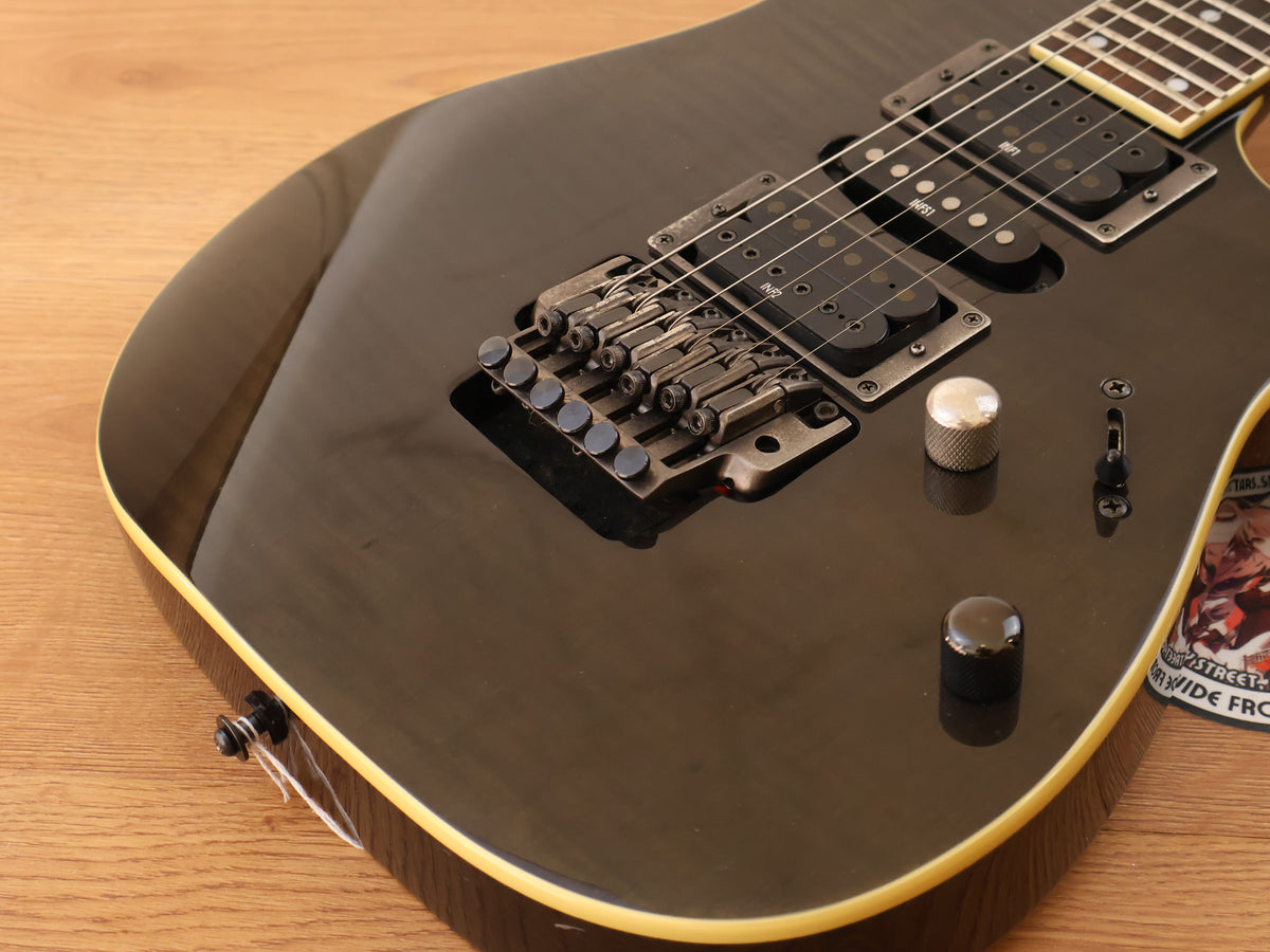 2003 Ibanez SRGT47FM Neckthrough Superstrat (Transparent Black)