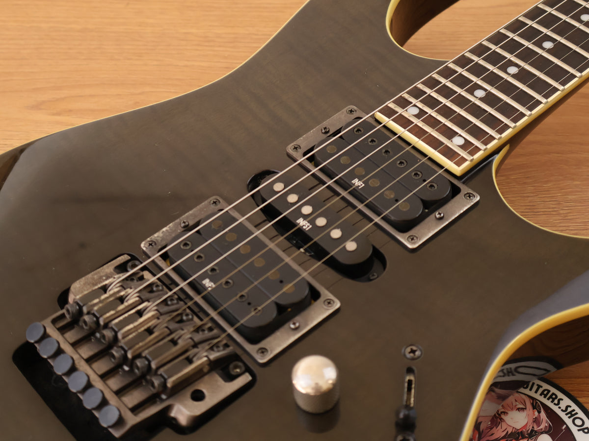 2003 Ibanez SRGT47FM Neckthrough Superstrat (Transparent Black)