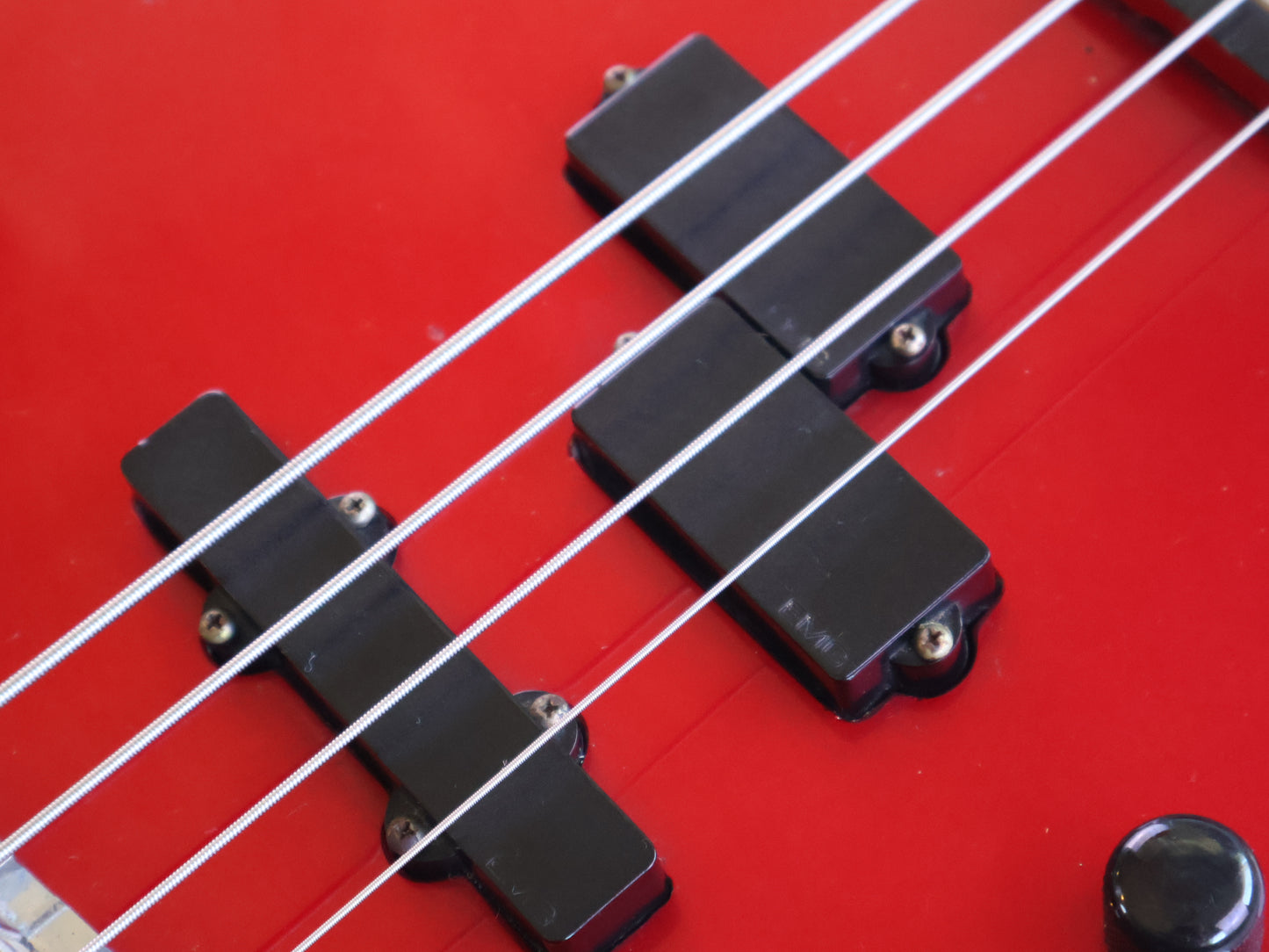 1985 Fernandes Japan FPB-PJ120 PJ Precision Bass w/EMG's (Candy Apple Red)