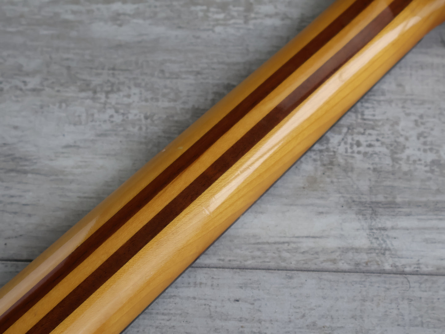 1990 Aria Pro II Japan SB-800 Neckthrough Bass (See Through Red)