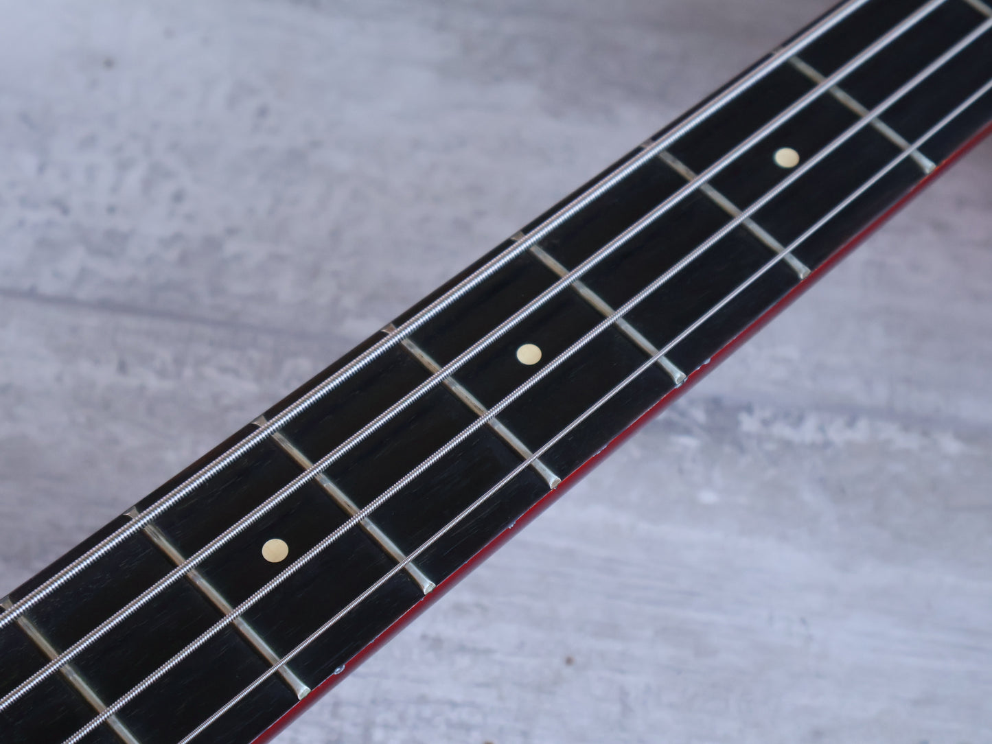 1985 Fernandes Japan FPB-PJ120 PJ Precision Bass w/EMG's (Candy Apple Red)