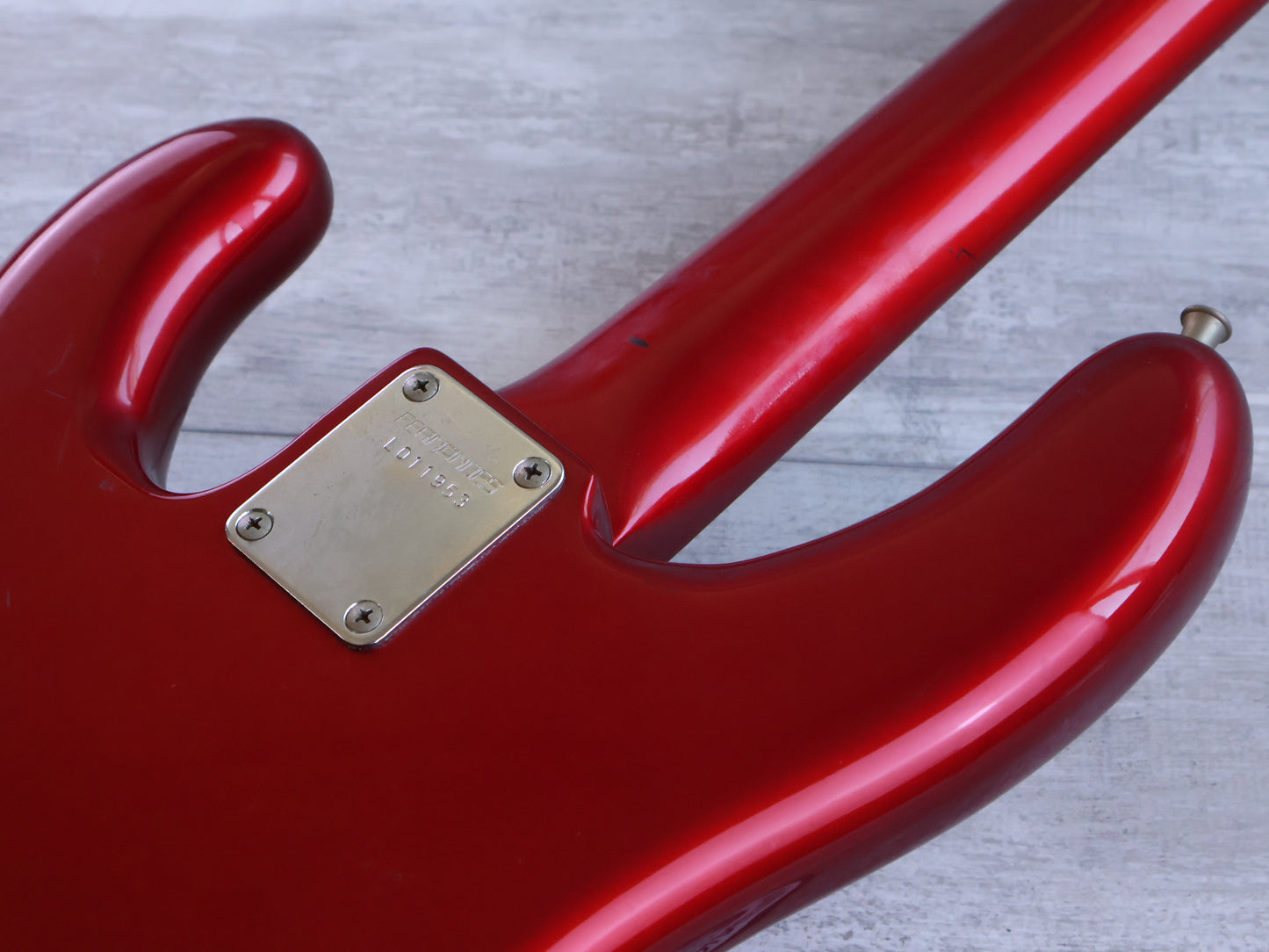 1985 Fernandes Japan FPB-PJ120 PJ Precision Bass w/EMG's (Candy Apple Red)