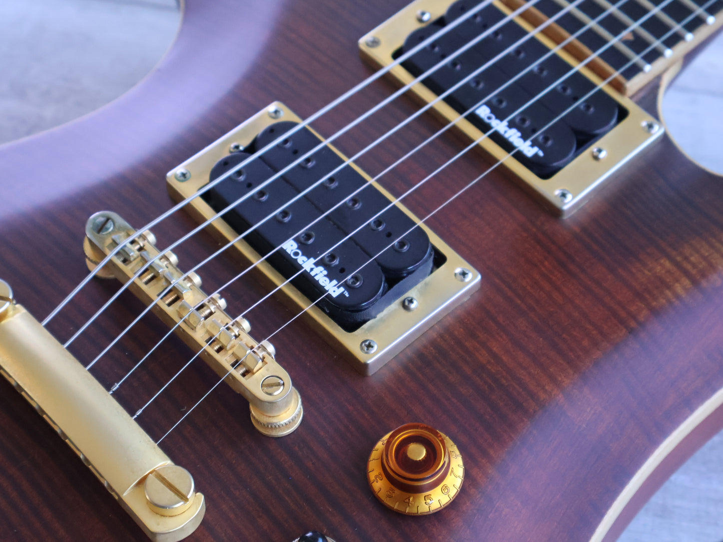 2004 BC Rich Mockingbird Archtop (Natural Satin Flame)