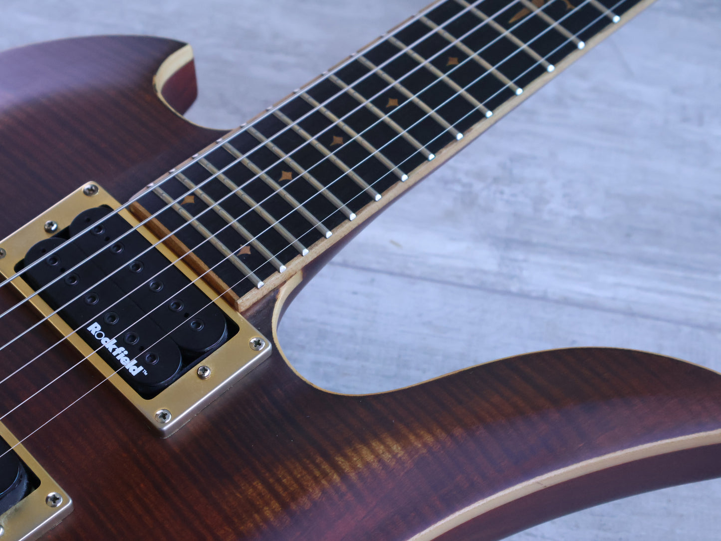 2004 BC Rich Mockingbird Archtop (Natural Satin Flame)