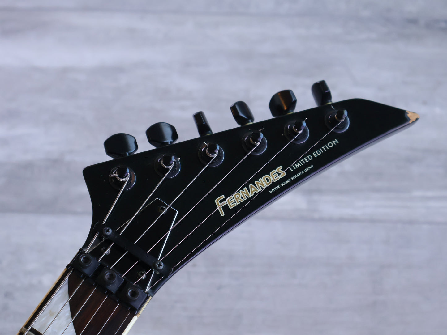 1991 Fernandes Japan STJ-70 HSS Superstrat (Black)
