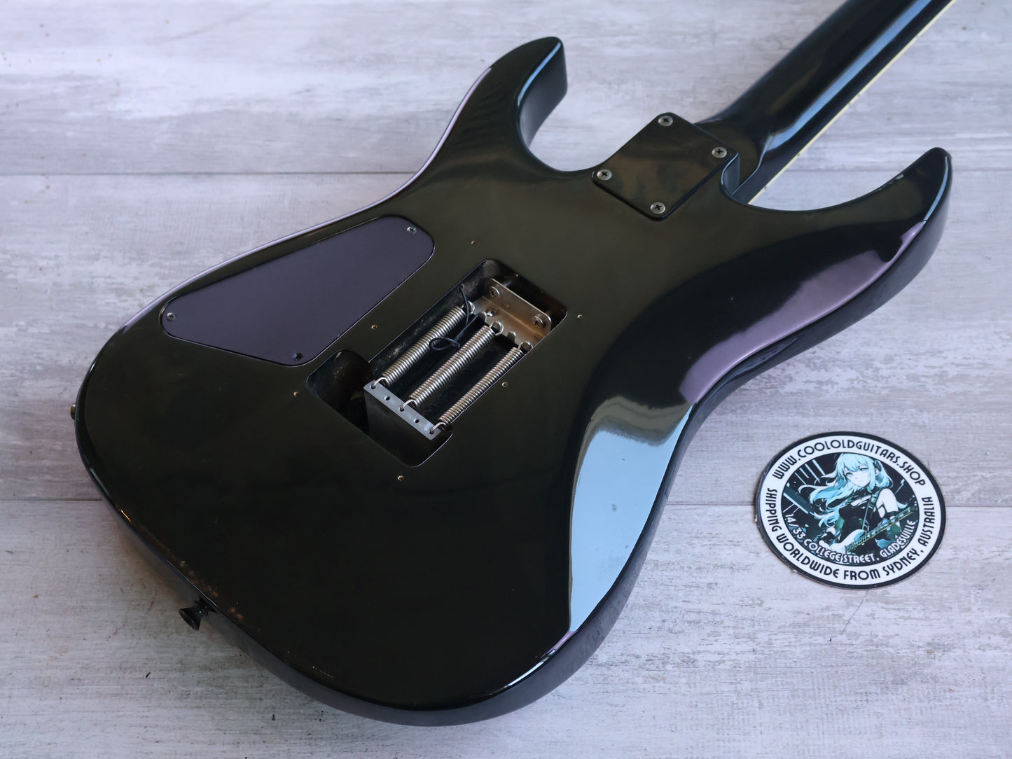 1991 Fernandes Japan STJ-70 HSS Superstrat (Black)