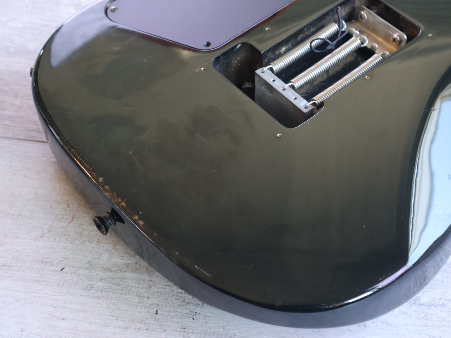 1991 Fernandes Japan STJ-70 HSS Superstrat (Black)