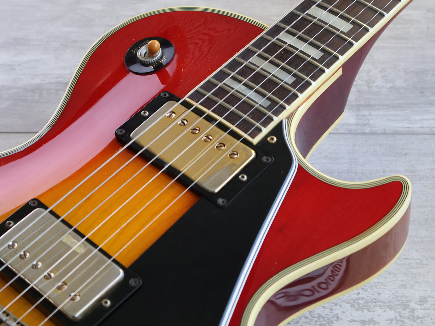 1983 Greco Japan EGC68-50 Les Paul Custom (Cherry Sunburst)