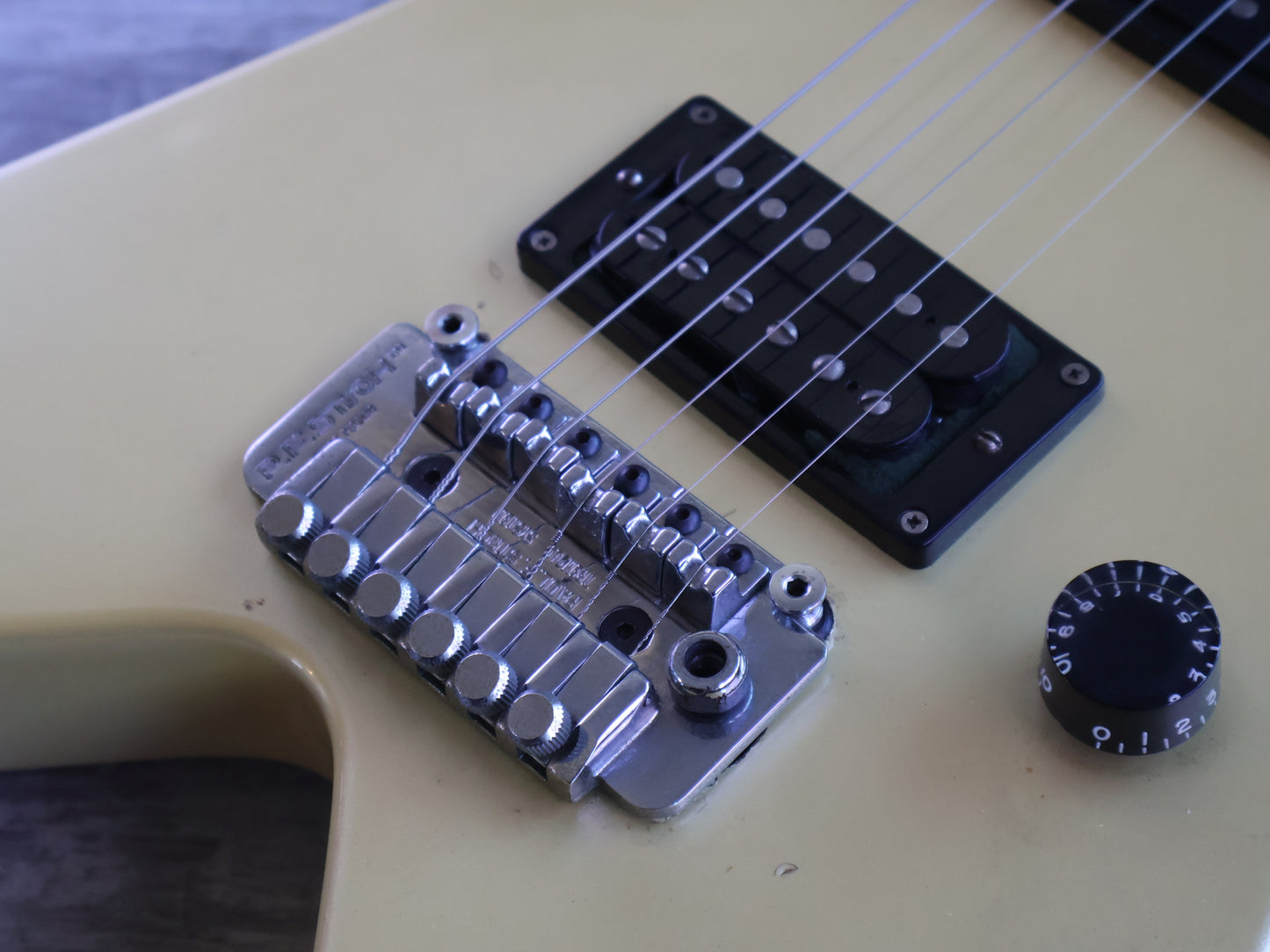 1990's ESP Japan Custom Build Flying V (Vintage White)
