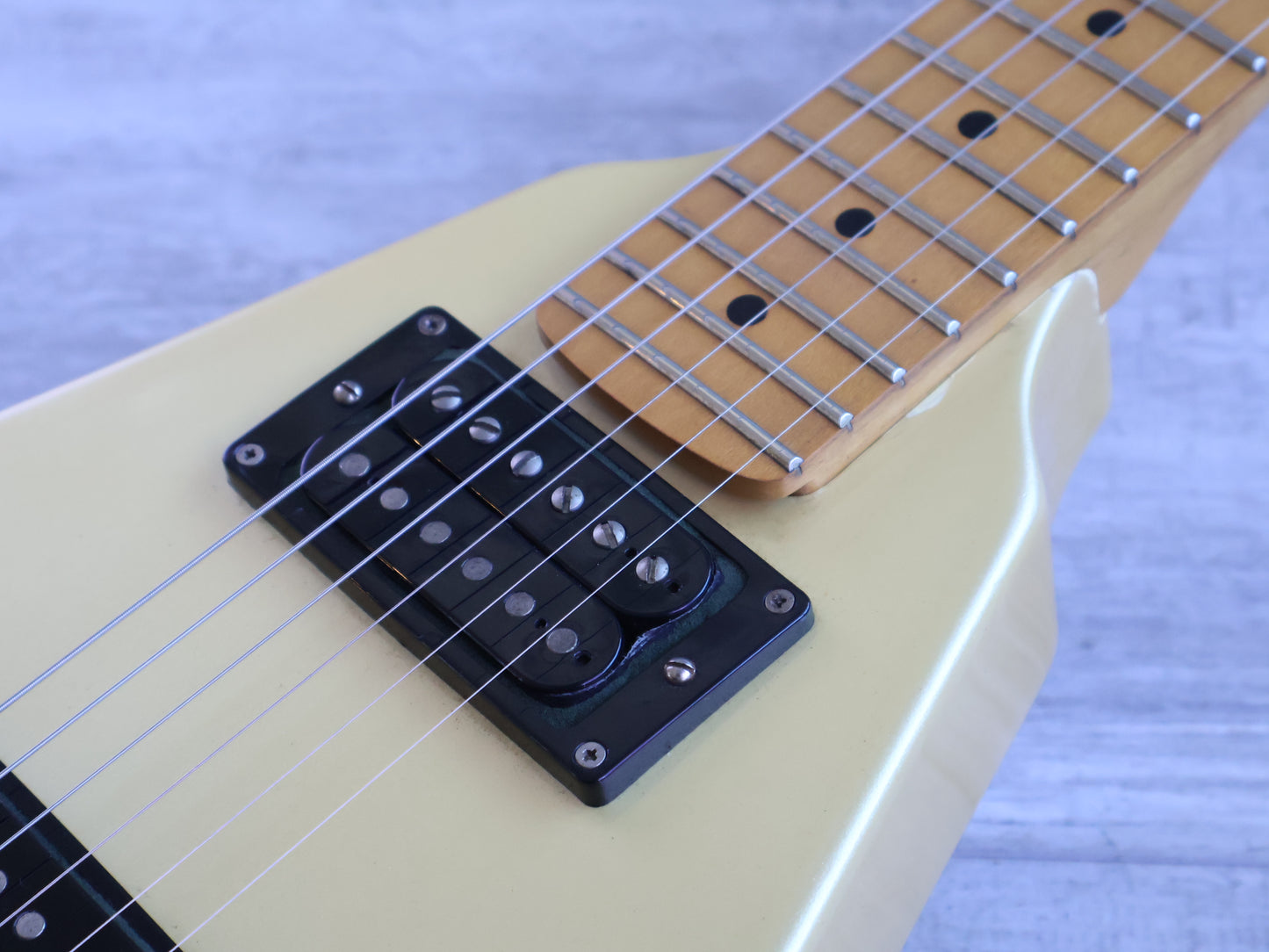 1990's ESP Japan Custom Build Flying V (Vintage White)
