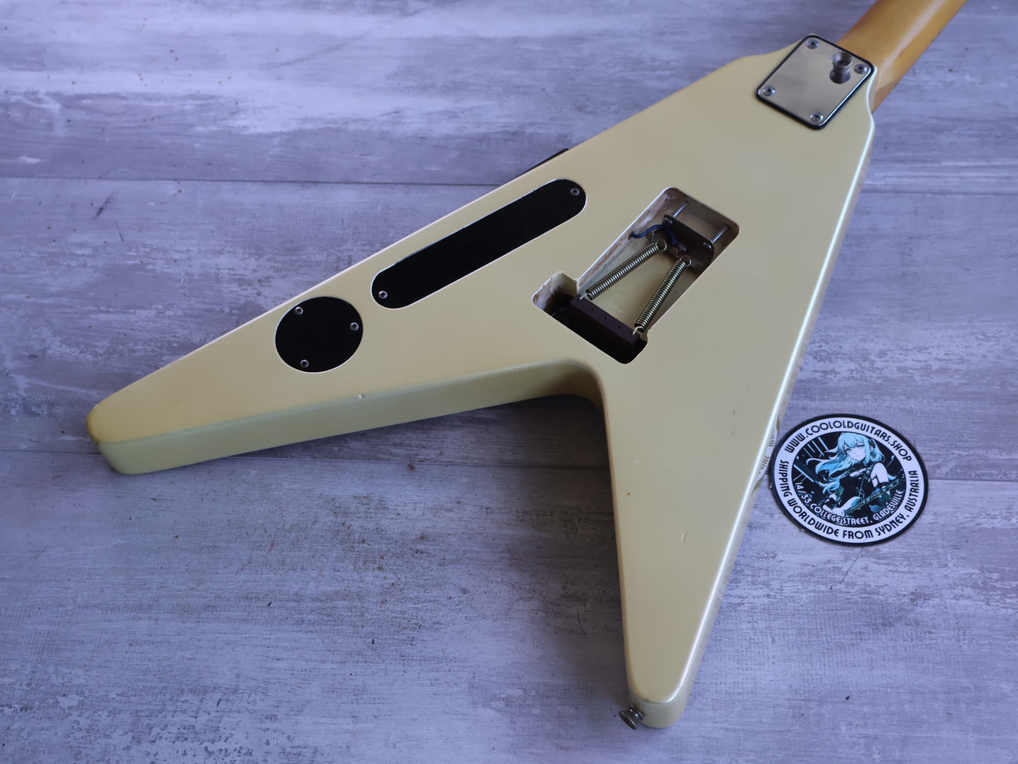 1990's ESP Japan Custom Build Flying V (Vintage White)