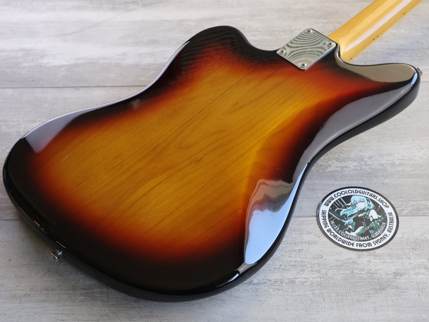 2004 Fender Japan JM66B '66 Reissue Jazzmaster w/Block Inlays & Binding (Sunburst)