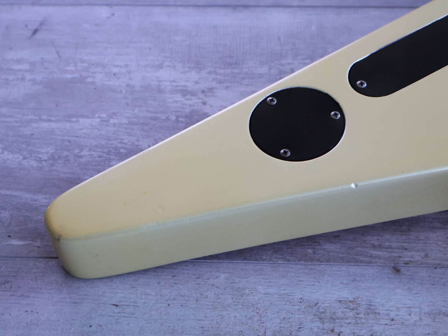1990's ESP Japan Custom Build Flying V (Vintage White)