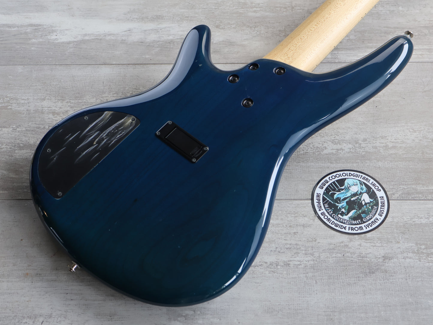 2015 Ibanez Japan SR2505M Prestige SDGR 5-String Bass (Blue Zircon)