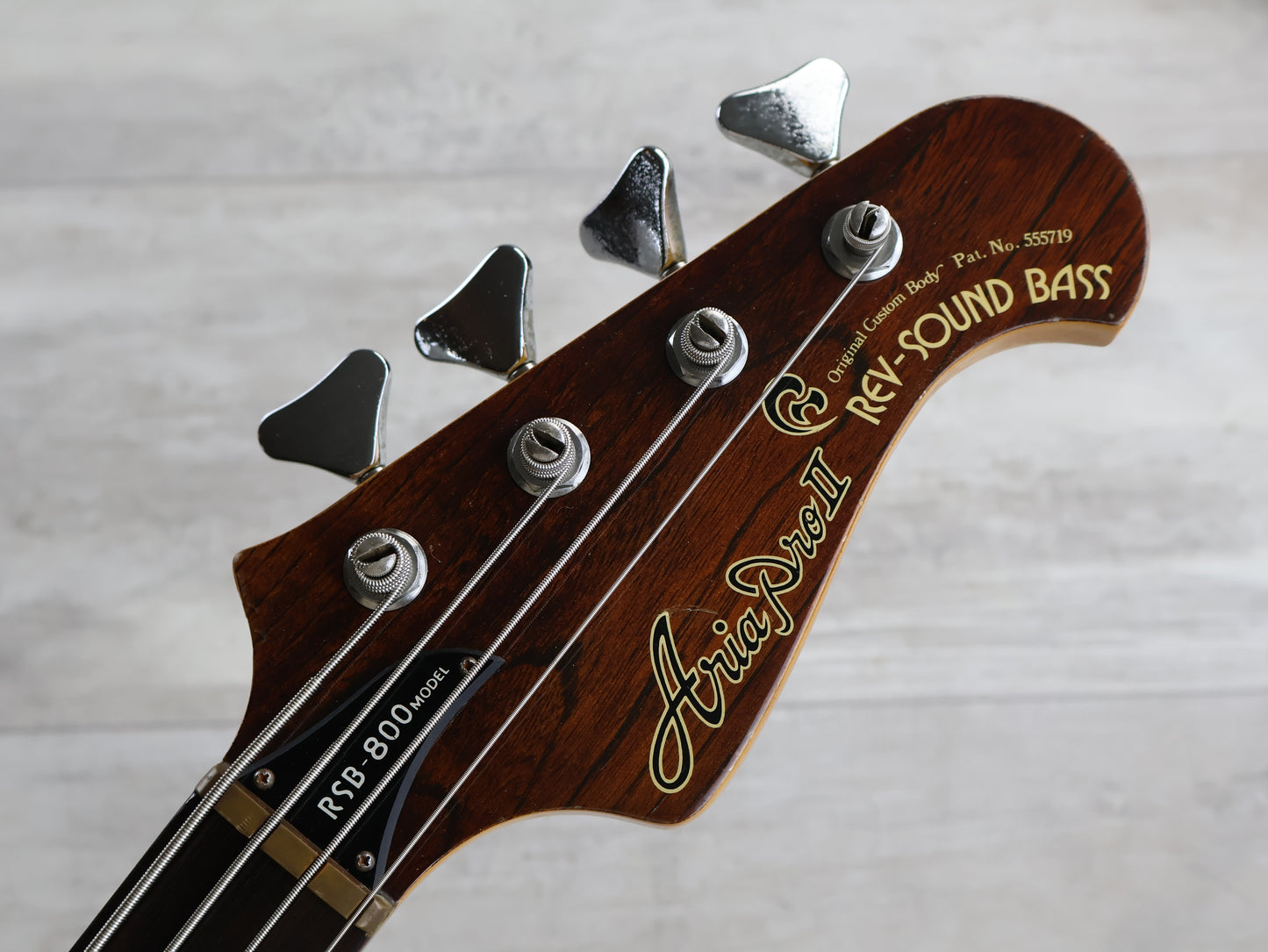 1981 Aria Pro II Japan RSB-800 Neckthrough Electric Bass (Japan Brown)