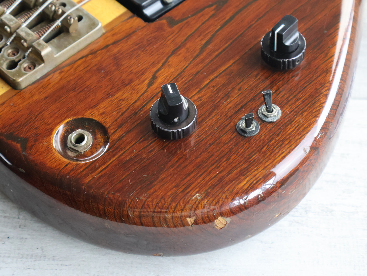 1981 Aria Pro II Japan RSB-800 Neckthrough Electric Bass (Japan Brown)