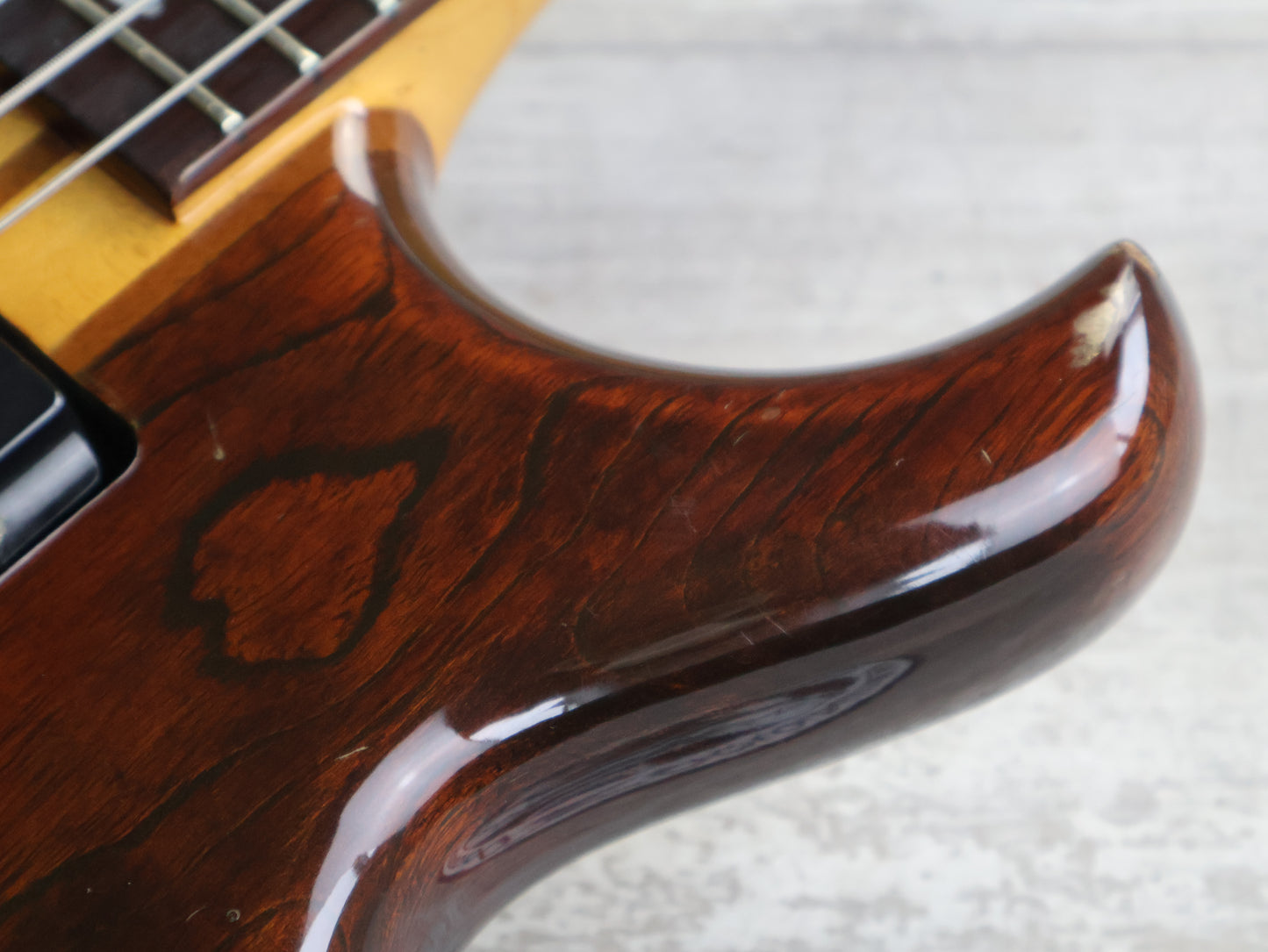 1981 Aria Pro II Japan RSB-800 Neckthrough Electric Bass (Japan Brown)