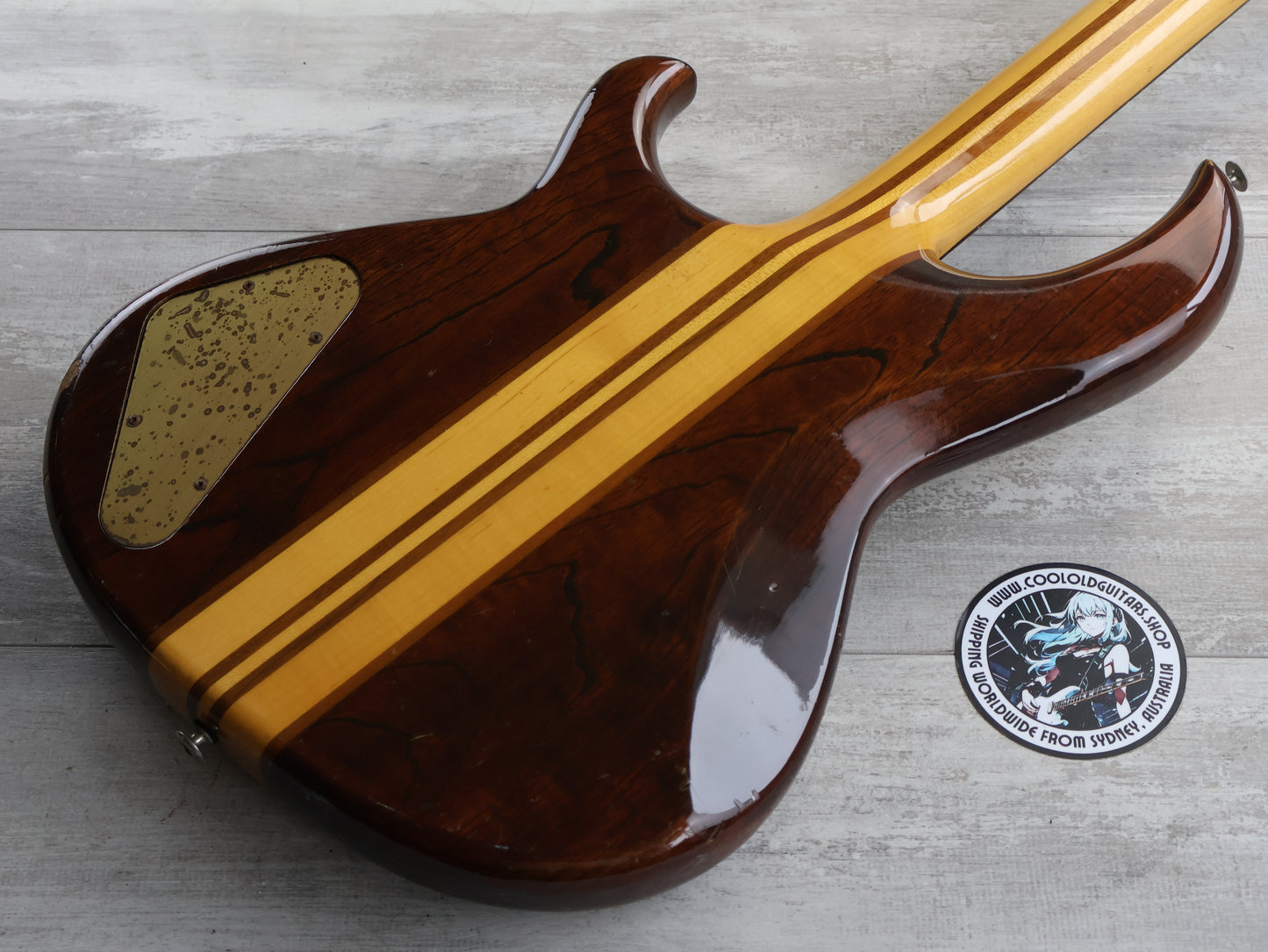 1981 Aria Pro II Japan RSB-800 Neckthrough Electric Bass (Japan Brown)